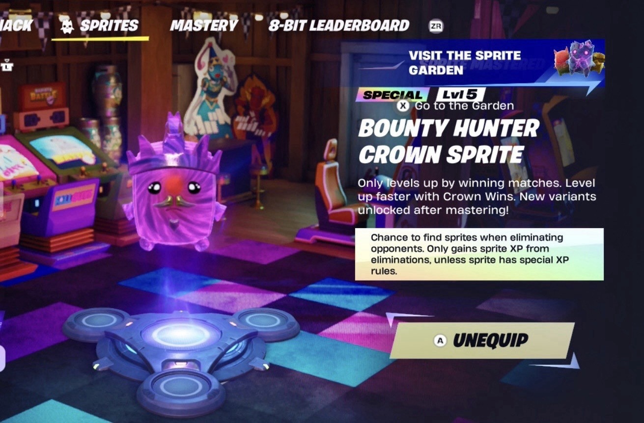 FN NEW Special Mythic Level 5 Bounty Hunter Crown Sprite MASTERED VERY RARE FN NEW Special Mythic Level 5 Bounty Hunter Crown Sprite MASTERED VERY RARE