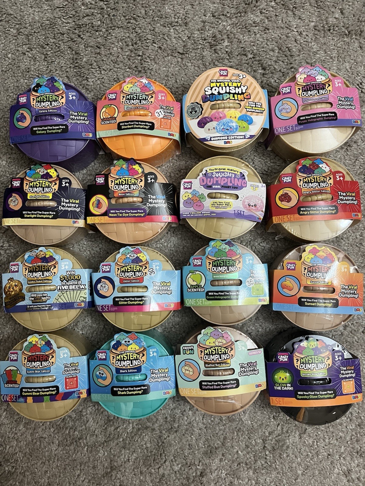 Authentic RMS Sealed Mystery Dumpling Squishies Viral Super Rare New Editions