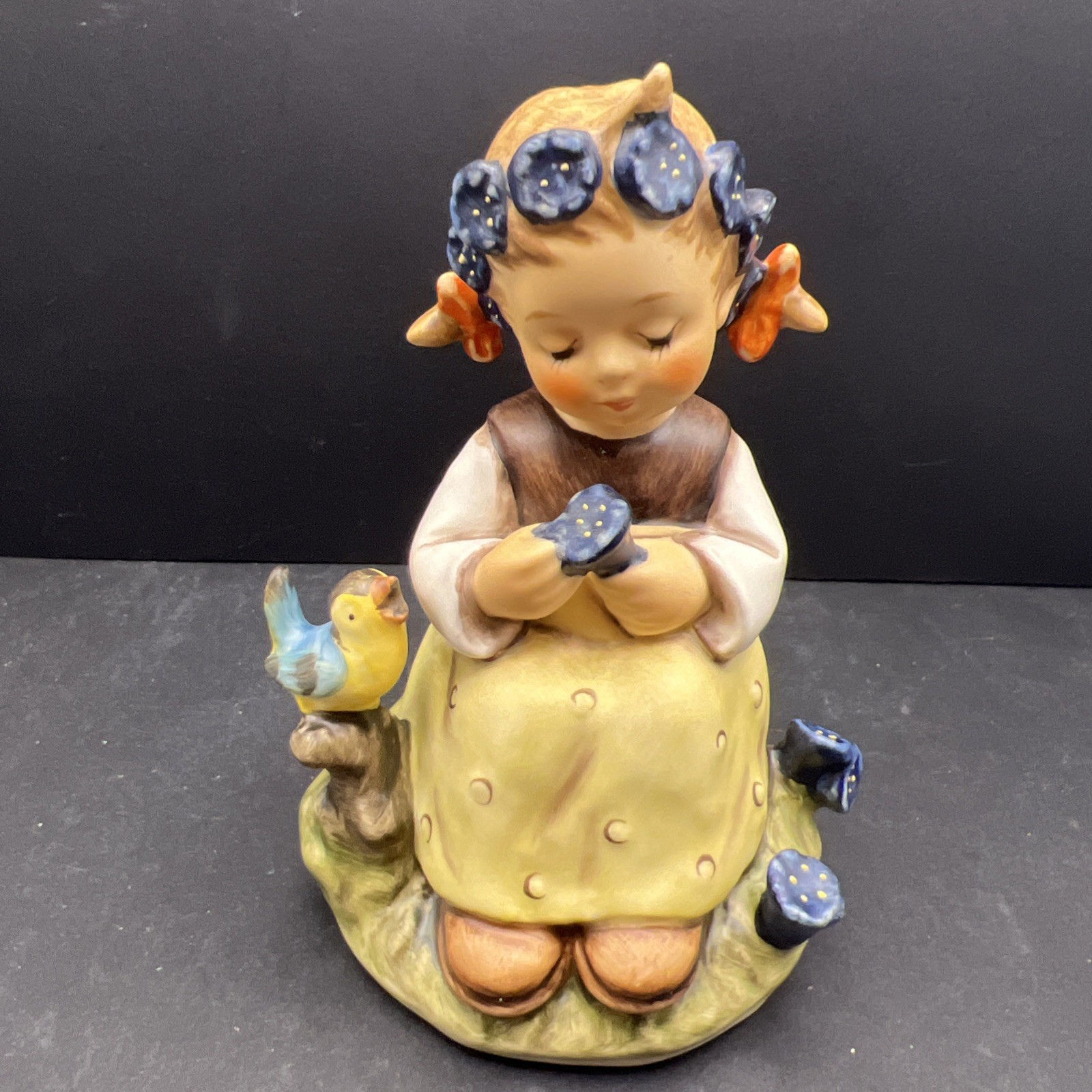 Antique Goebel Hummel Germany #351 'The Botanist' Porcelain Figurine Antique Goebel Hummel Germany #351 'The Botanist' Porcelain Figurine
