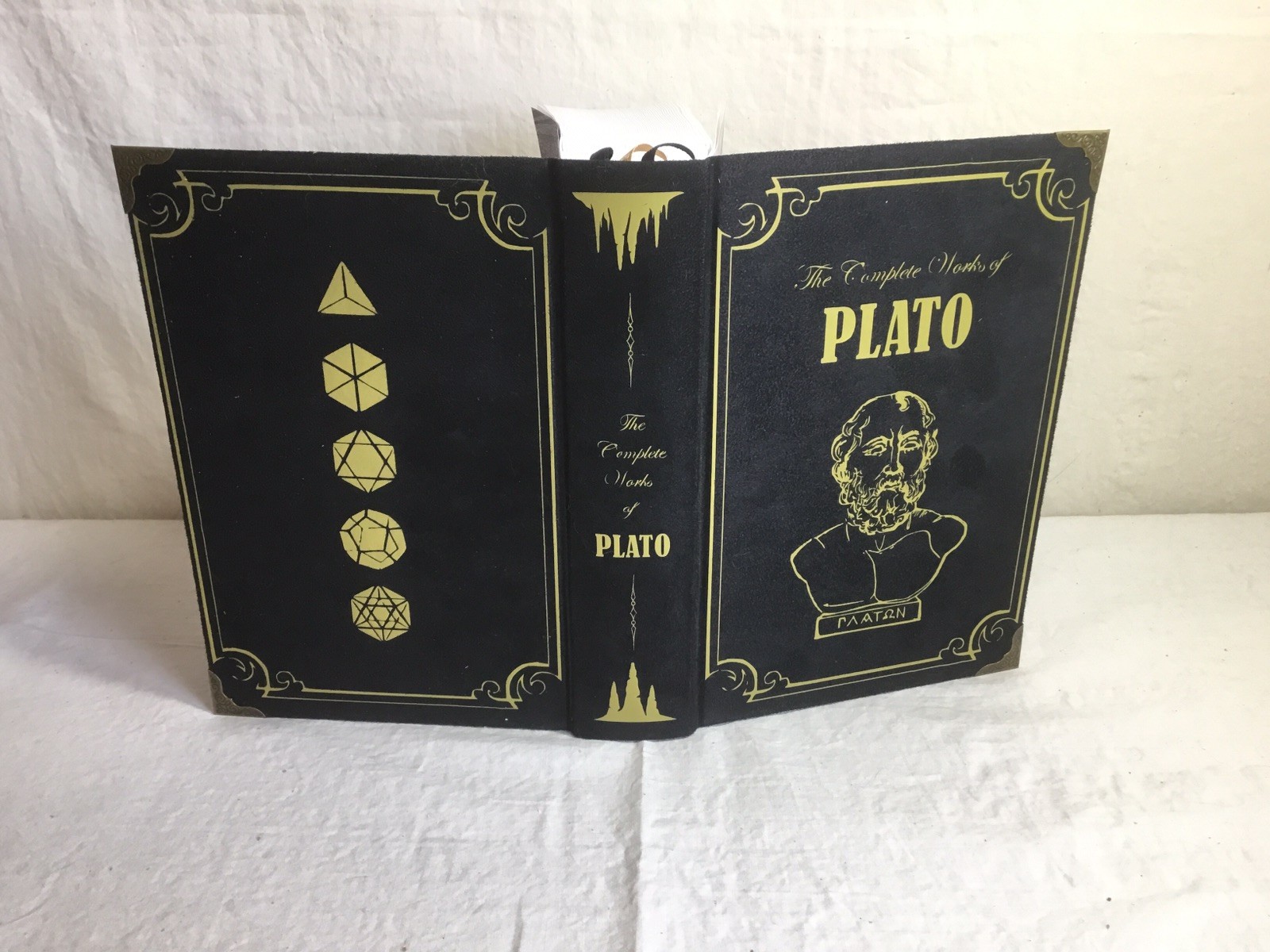 The Complete Works of Plato, Hand Bound in Suede, Deluxe Hardcover Edition The Complete Works of Plato, Hand Bound in Suede, Deluxe Hardcover Edition