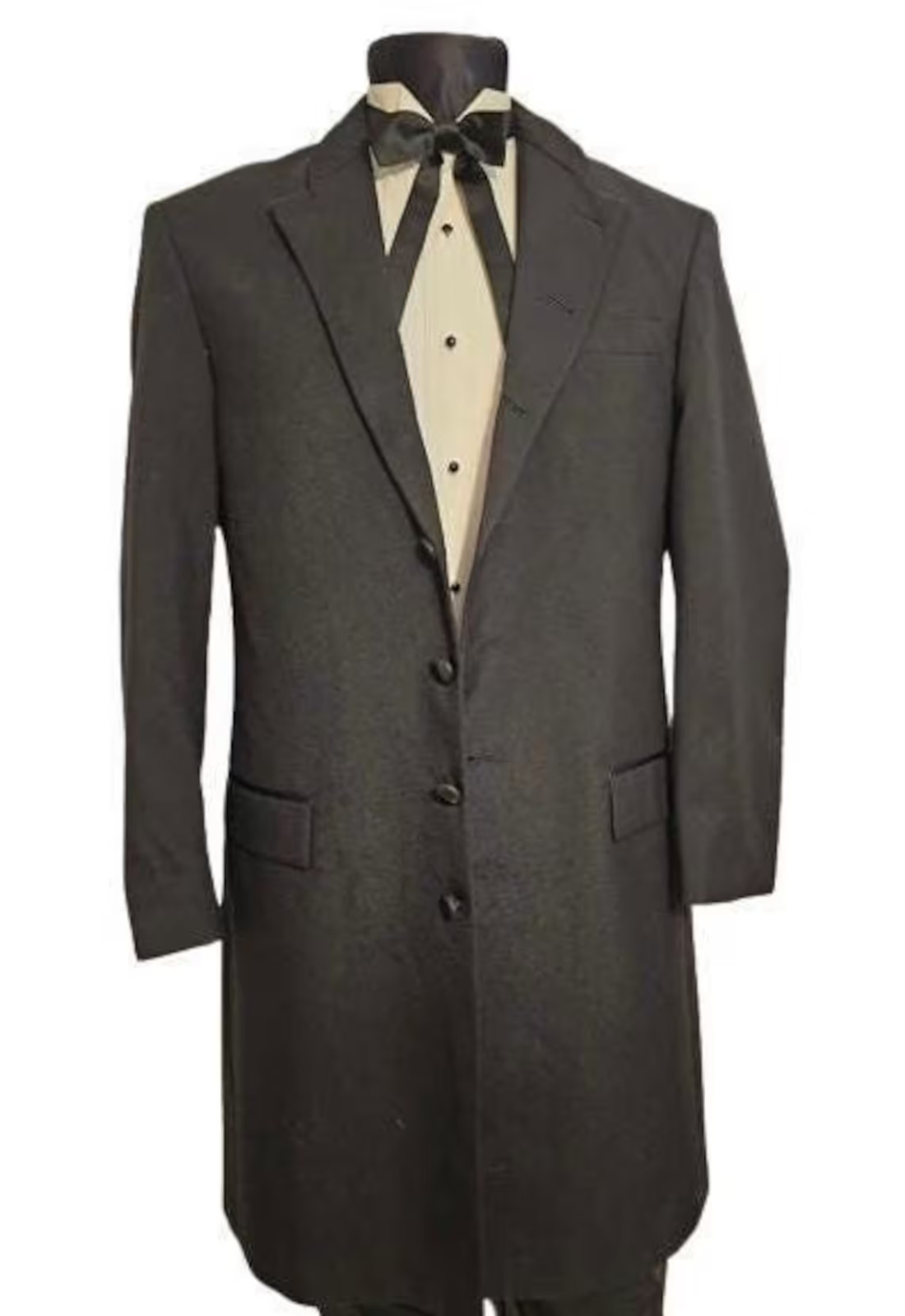 37 L Men\'s 7 Button Really Long Western Notched Mandarin Collar All Sizes