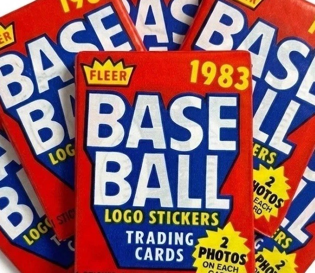 1983 Fleer Baseball Factory Sealed Wax Pack Sandberg Boggs Tony Gwynn Rookie