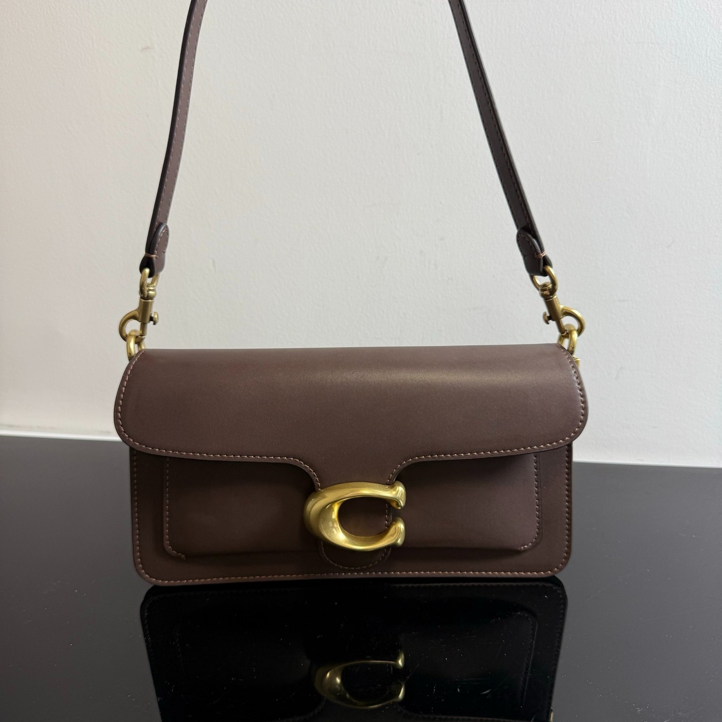 Coach CCX04 Tabby 26 Natural Grain Leather Dark Stone Outlet New JP