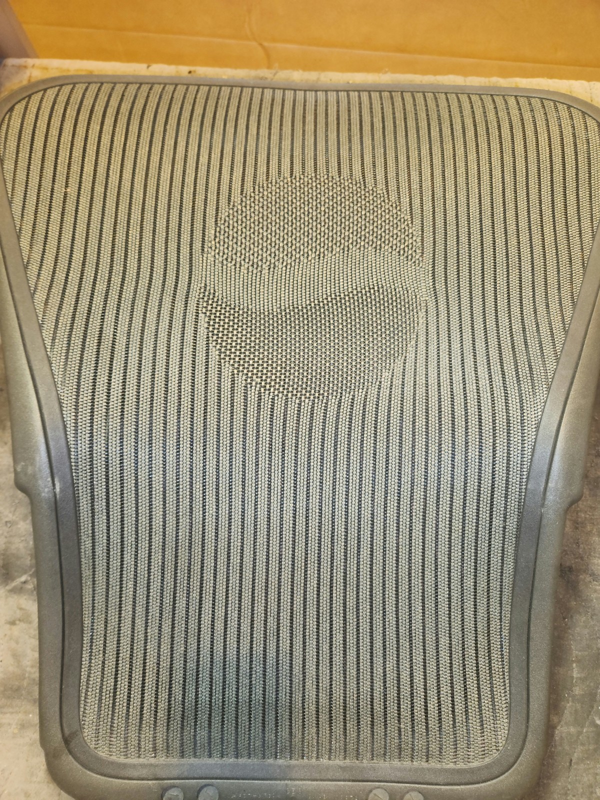 AERON chair BACK CUSTOM PEPSI COLA LOGO WOVEN INTO MESH rare unique vintage