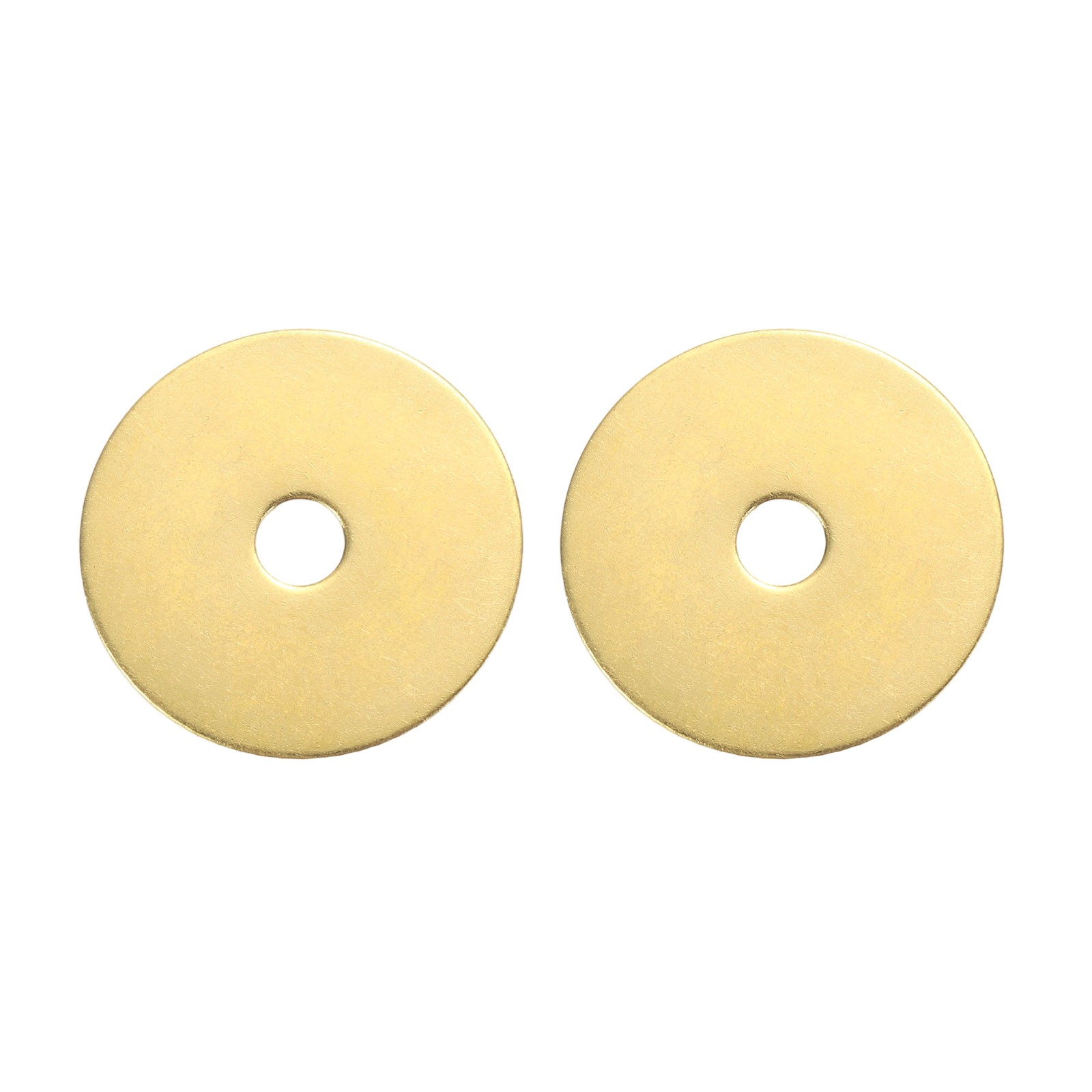 2Pcs Cabinet Knob Backplate 1.18 Inch Round Shape Brass Backplate]