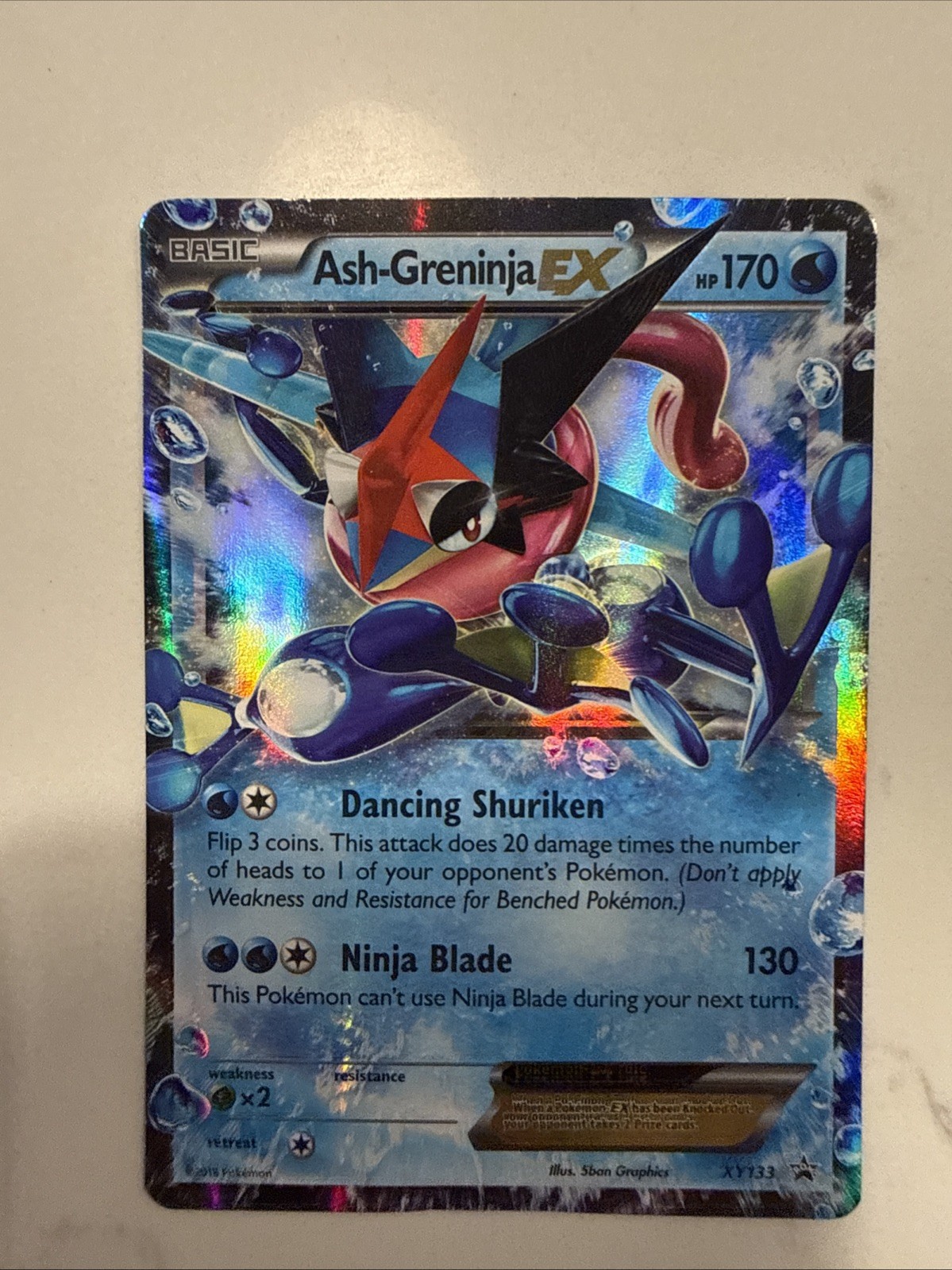 Ash-Greninja EX XY133 XY Holo Ash-Greninja EX XY133 XY Holo