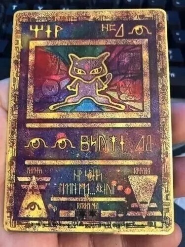 NEW Pokemon Ancient Mew Promos Metal Card - TCG Pokémon Cards Gift for Kids
