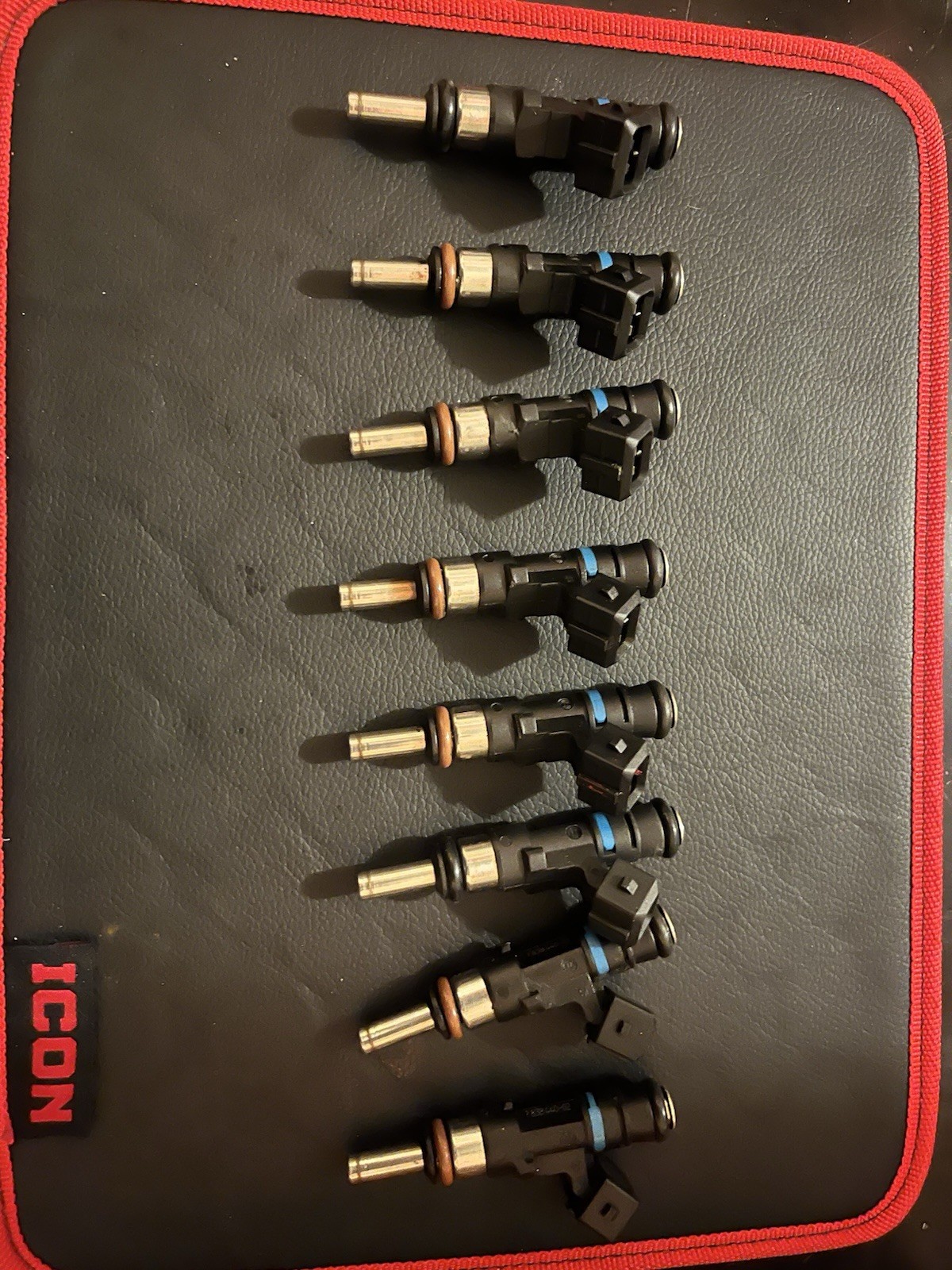 08-13 BMW E90 E92 M3 S65 FUEL INJECTORS SET OF 8 OEM *76K MILES* 7838440