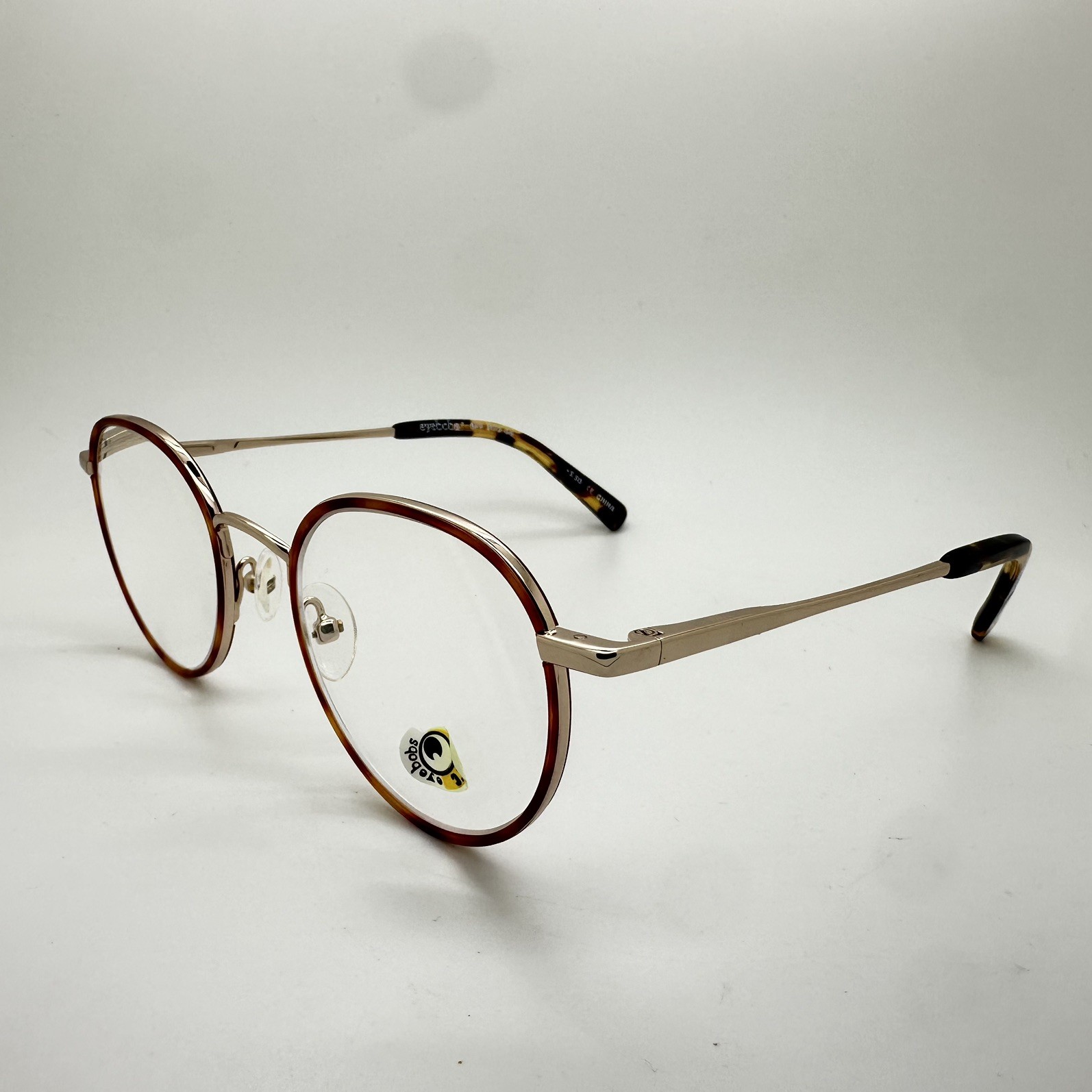 NEW EYEBOBS BFF 3173 +3.50 READERS UNISEX METAL 06 FULL-RIM ROUND 47mm SMALL