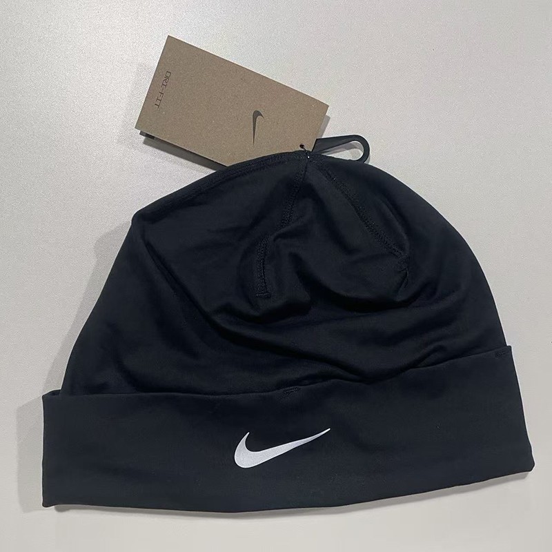 NIKE DRI-FIT Terra Beanie Black Running Cold Weather Nike Beanie