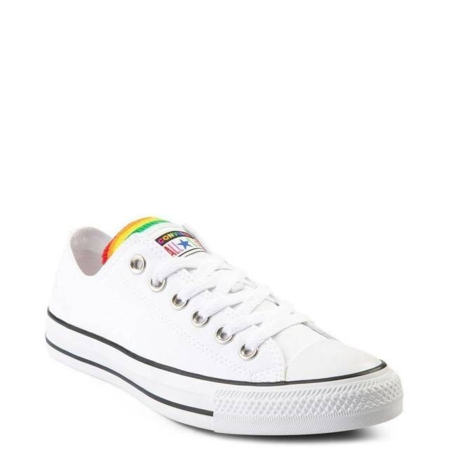 Converse Unisex Chuck Taylor All Star Multi Tongue \'Rainbow\' White/Multi