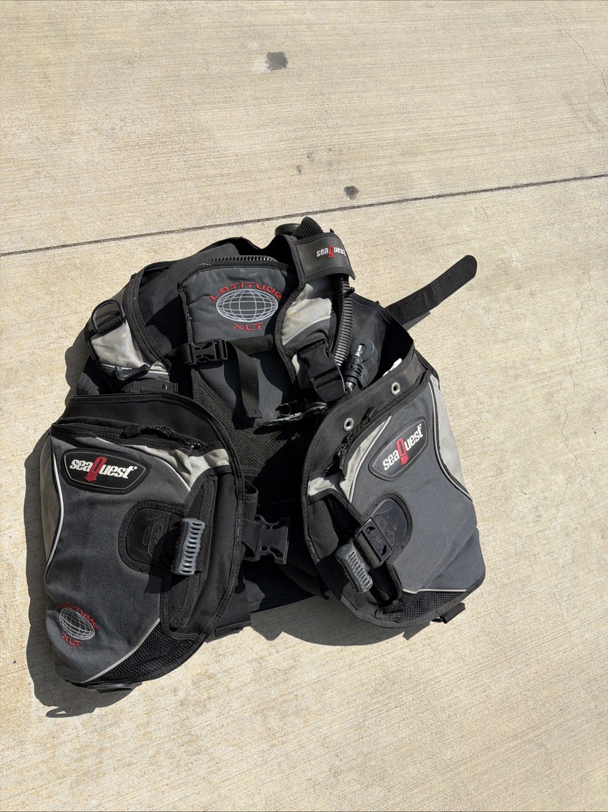 SeaQuest Latitude XLT Scuba Diving BCD Jacket Vest Buoyancy Compensator Large