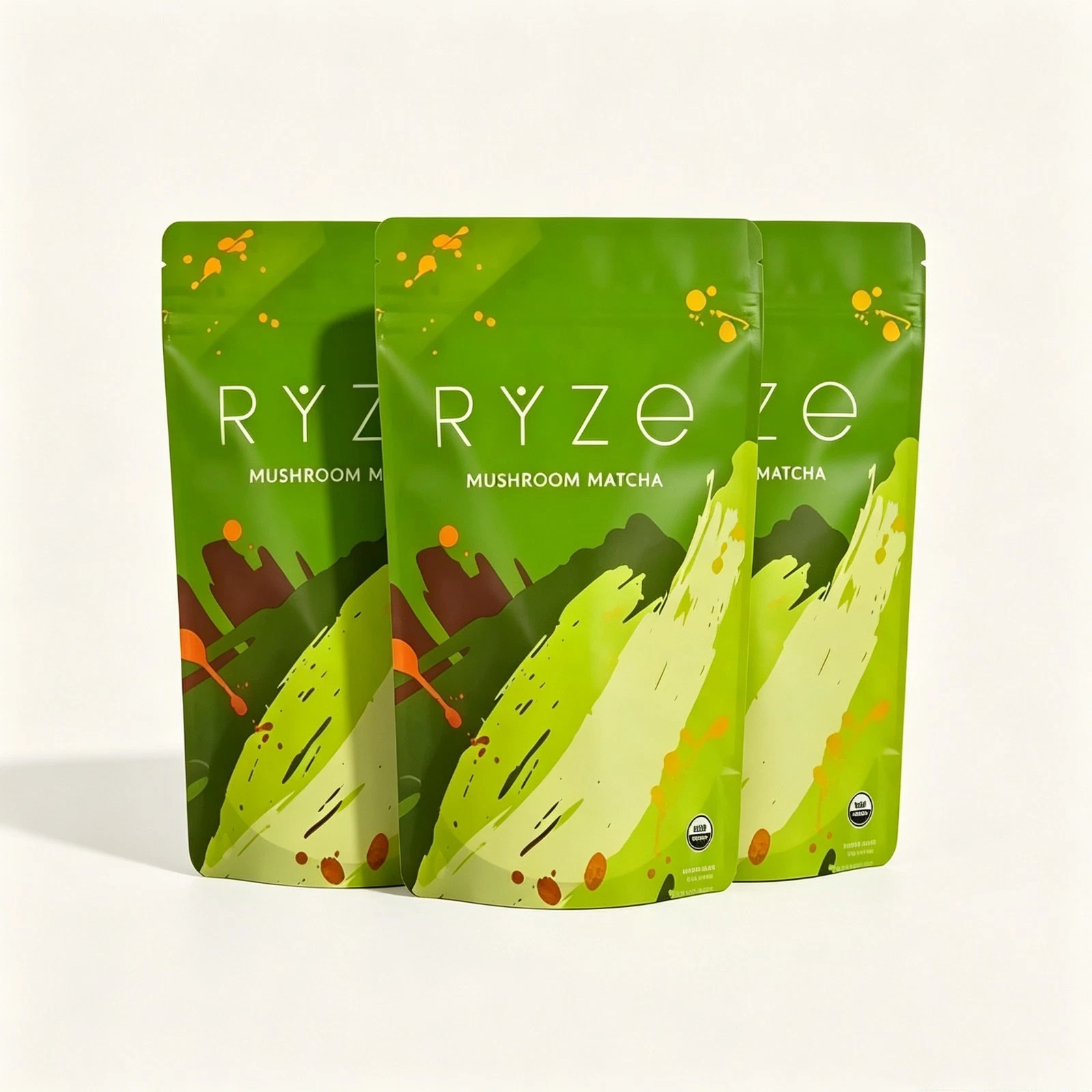 3 Pack Ryze Organic Mushroom Matcha - 30 Servings Sealed 3 Pack Ryze Organic Mushroom Matcha - 30 Servings Sealed