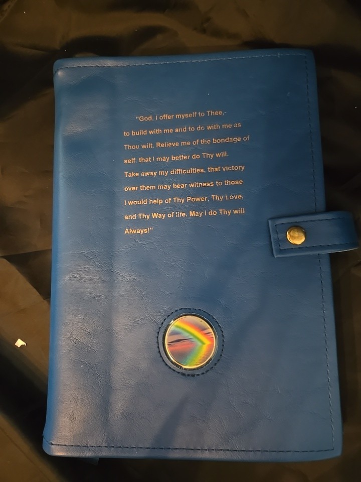Alcoholics Anonymous AA Big Book Double Cover with 2 Books, Serenity Prayer and Alcoholics Anonymous AA Big Book Double Cover with 2 Books, Serenity Prayer and