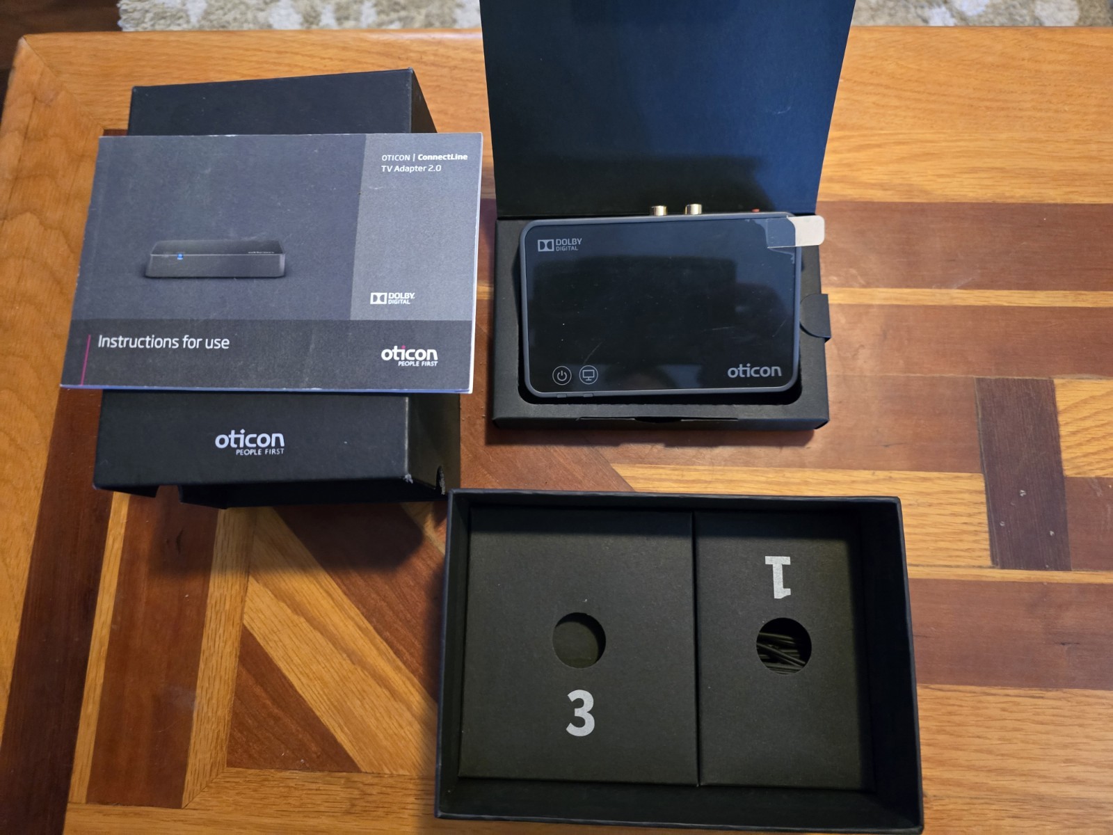 OTICON TVA2 BS-F200 Connectline TV Adapter 2.0 for Hearing Aids Dolby Digital OTICON TVA2 BS-F200 Connectline TV Adapter 2.0 for Hearing Aids Dolby Digital