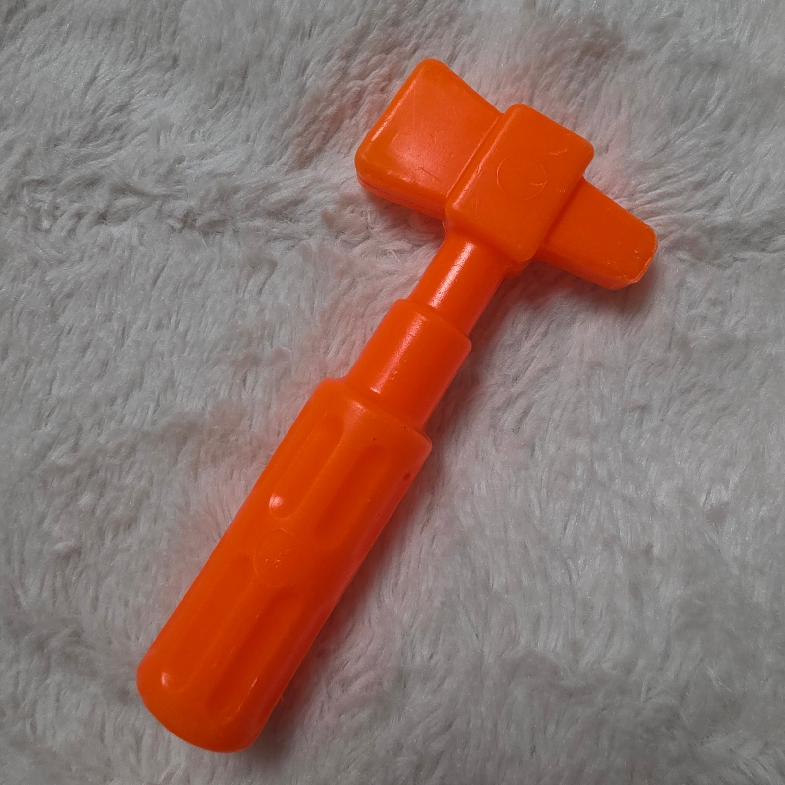 VTG Fisher Price Medical Doctor Kit Orange Plastic Reflex Hammer Toy Part 1980s VTG Fisher Price Medical Doctor Kit Orange Plastic Reflex Hammer Toy Part 1980s