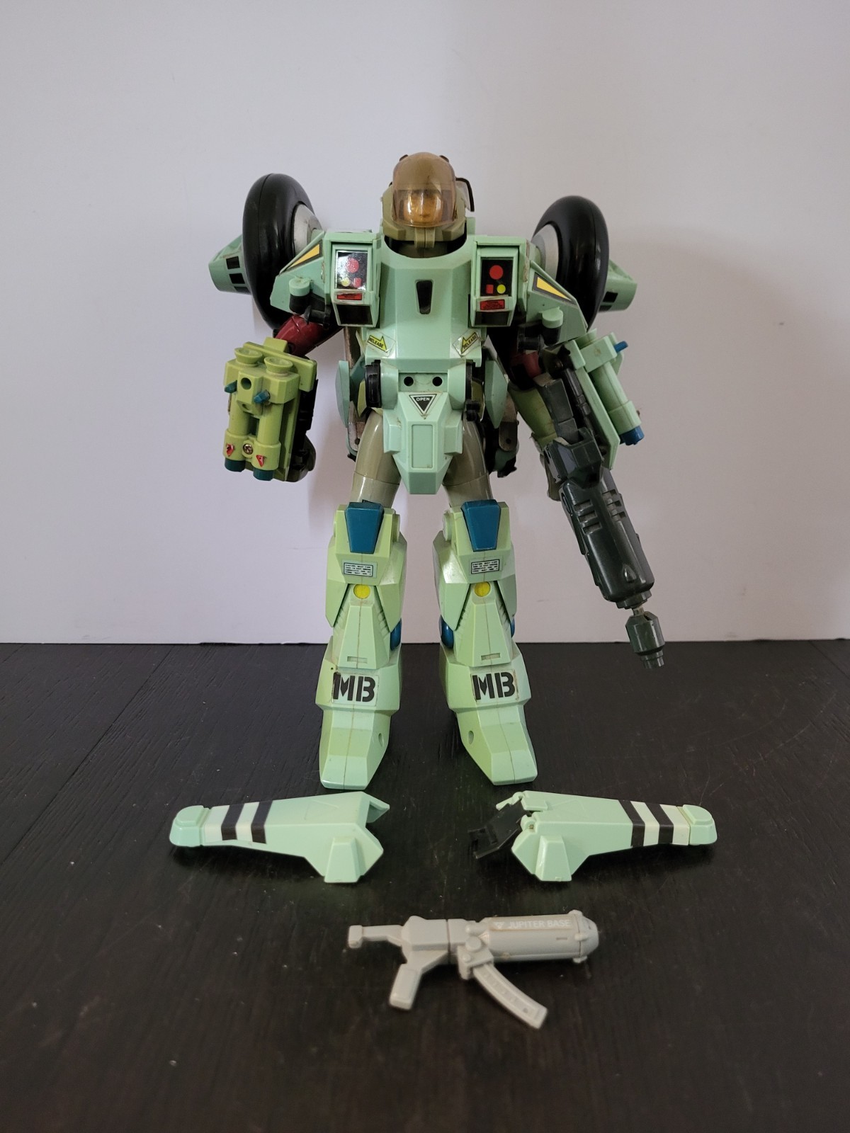 Scott Bernard Mospeada Biker Armor VR-052F 1983 ROBOTECH Gakken Near COMPLETE