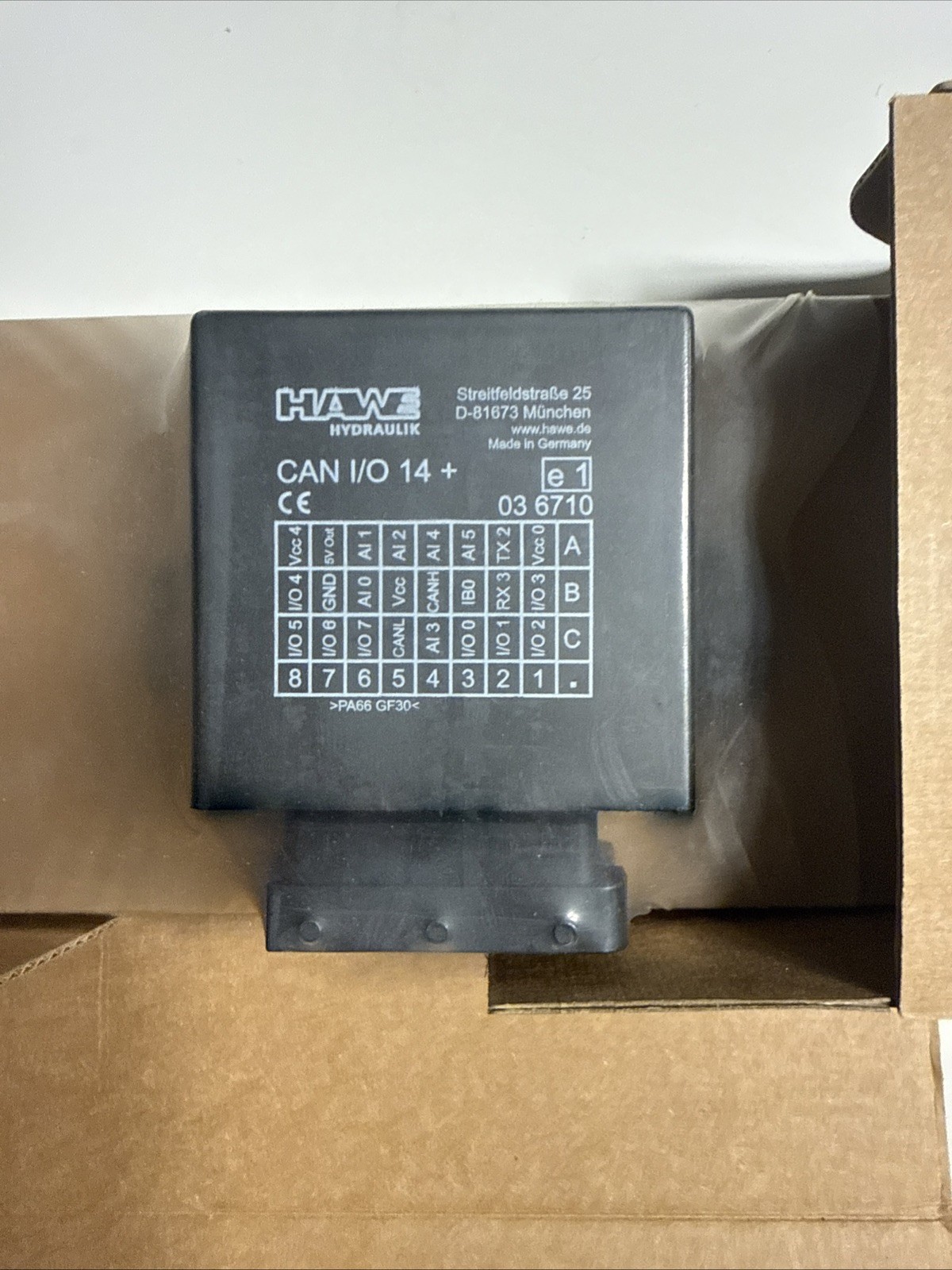 CAN I/O 14+ -OS/EN 6962-9454-00 Hawe Electronic Controller CANI/O14+-OS/EN