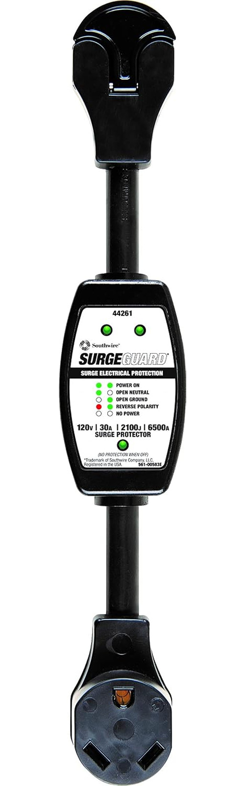 Southwire Surge Protector 120V 30AMP P&R - RV Surge Protector - 30 Amp RV Surge