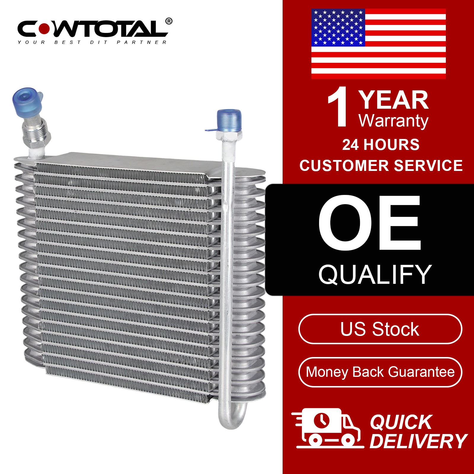 A/C Evaporator Core for Chevrolet C1500 K1500 94-99 C2500 C3500 94-00 GMC Yukon