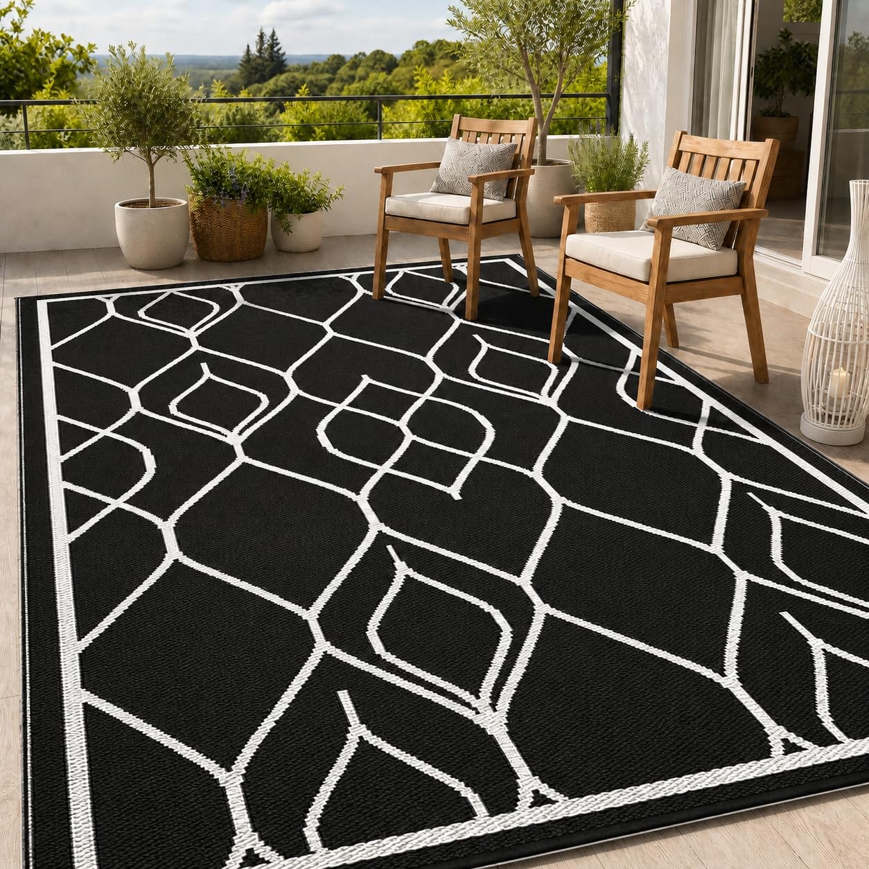 5x8/ 8x10/ 9x12/ 9x18 /10x14/10x20 FT Portable Outdoor Rug for RV,Camping,Picnic 5x8/ 8x10/ 9x12/ 9x18 /10x14/10x20 FT Portable Outdoor Rug for RV,Camping,Picnic