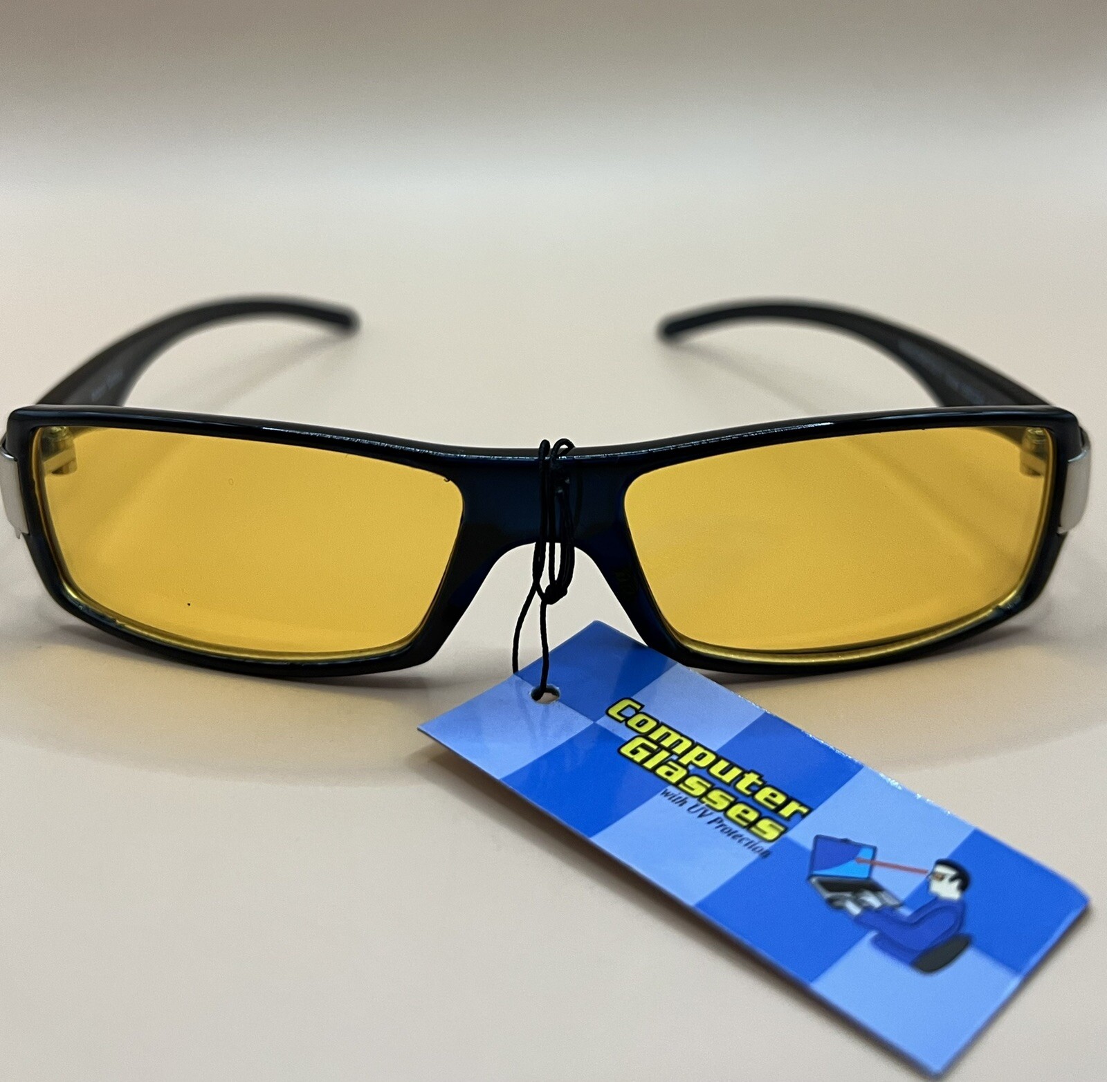 BRAND NEW AMBER/BLUE LIGHT BLOCKING GAMING & COMPUTER GLASSES
