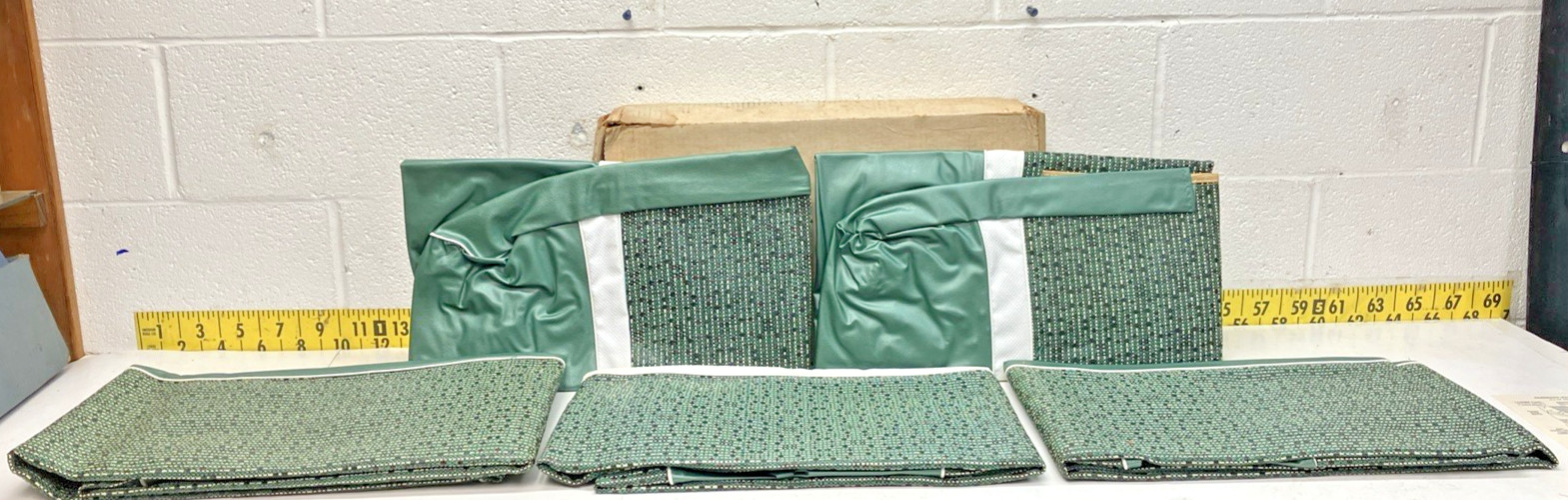 NOS Vintage Howard Zink Green 135 2L Seat Cover 1940-1950s Chevrolet/Ford (SC)