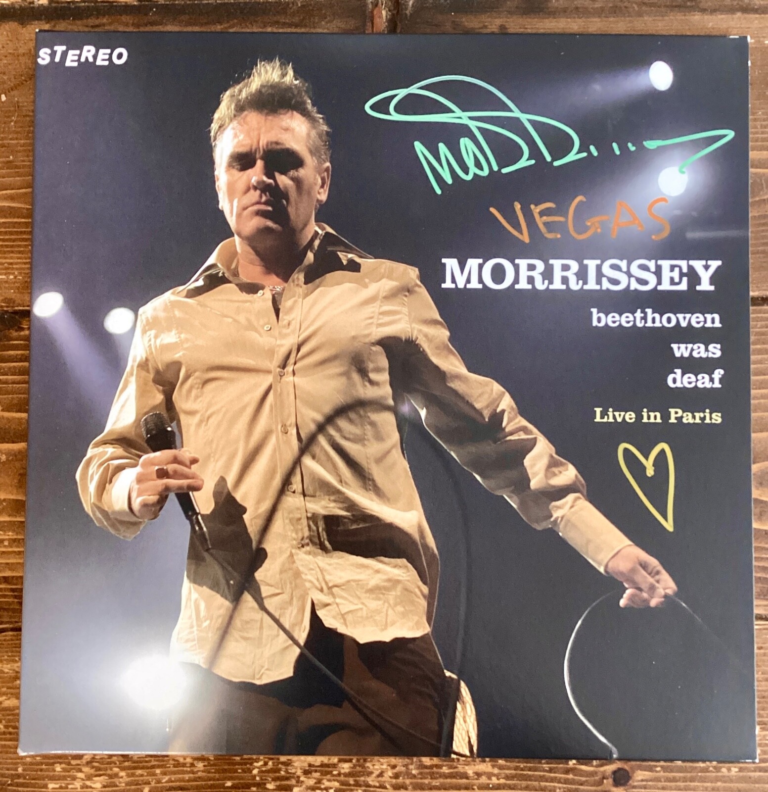 MORRISSEY SIGNED Beethoven Was Deaf Live In Paris Black Bio Vinyl LP AUT G2U MORRISSEY SIGNED Beethoven Was Deaf Live In Paris Black Bio Vinyl LP AUT G2U