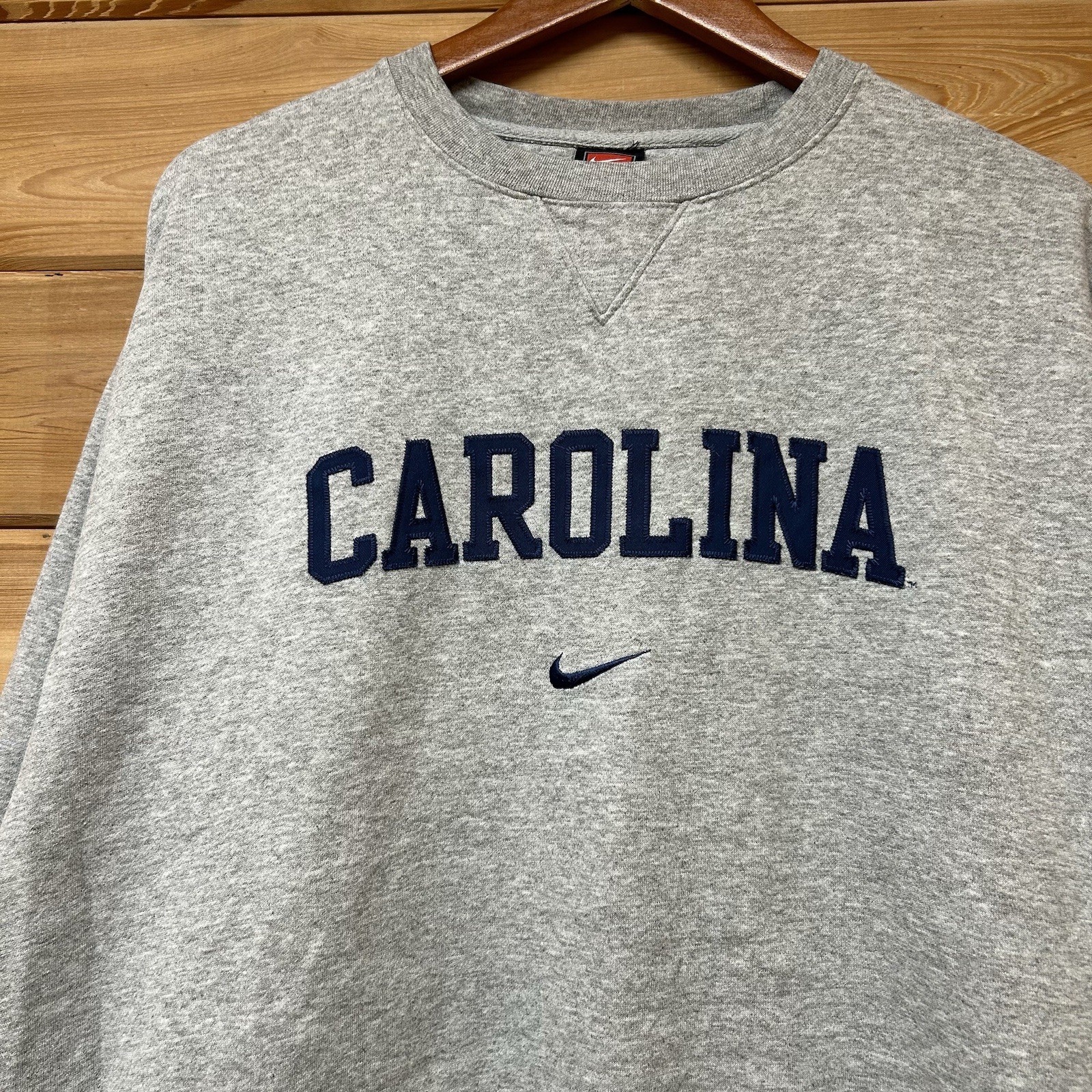 Vintage North Carolina Tarheels Nike Team Swoosh Crewneck Sweatshirt Size XL