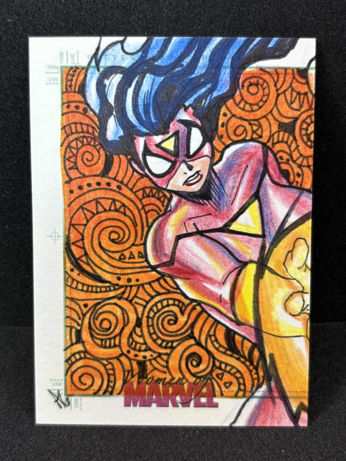 2013 Women of Marvel Spider-Woman by Allen Geneta Sketch FEX 1/1