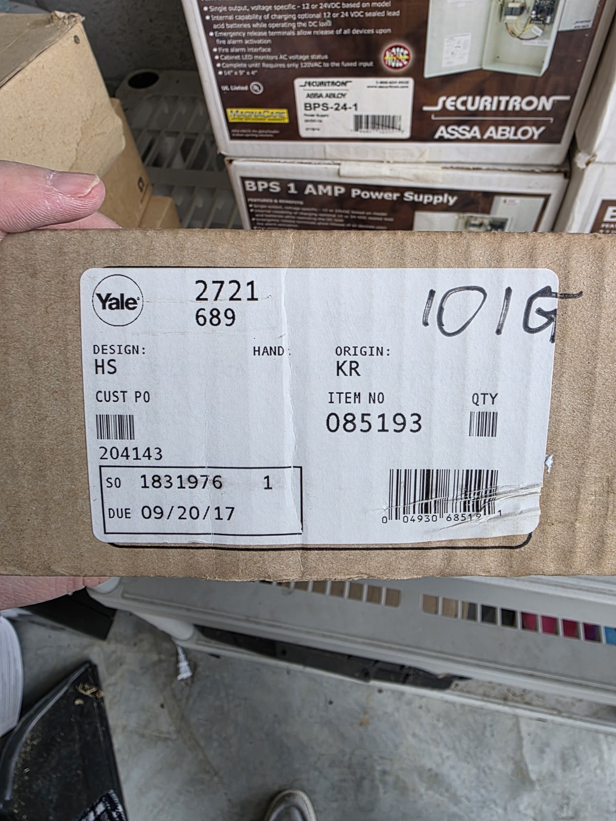Yale 2701 689 Yale 2701 689