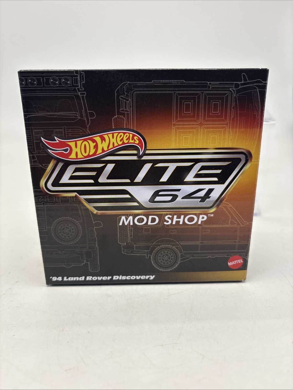 \'94 Land Rover Discovery Hot Wheels Elite 64 MOD SHOP HNJ65 yellow