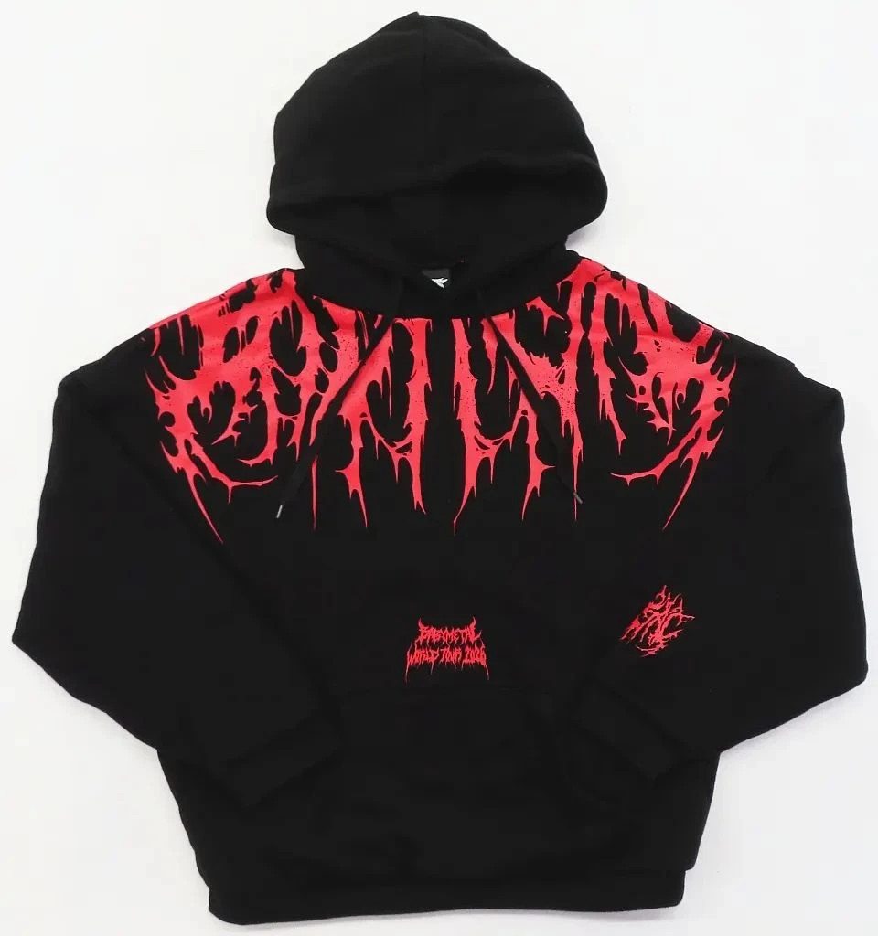 BABYMETAL PULLOVER HOODIE WORLD TOUR 25- 26 L size Preowned from JAPAN Rare Size