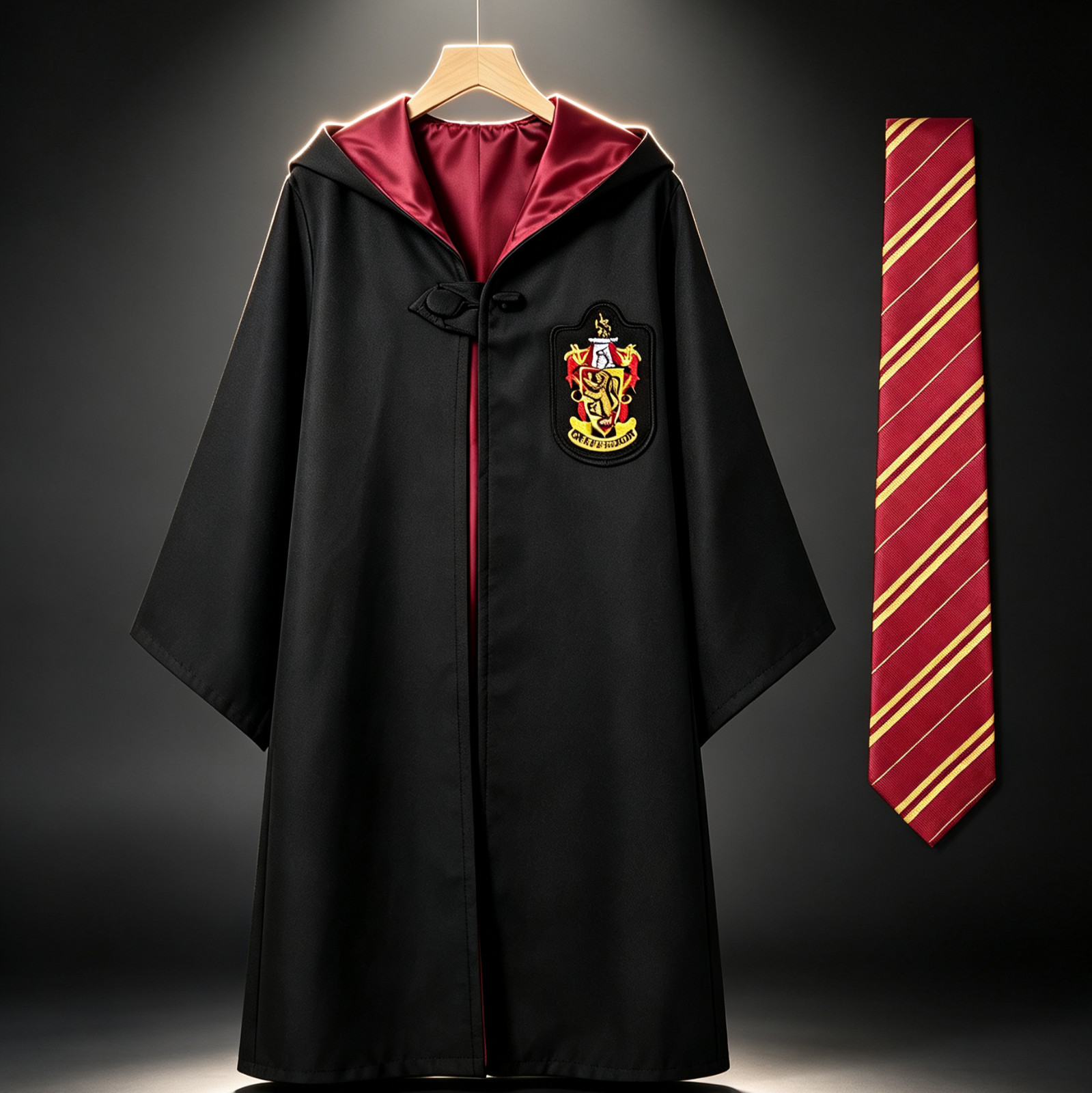 Harry Potter Hogwarts Gryffindor Hooded Wizard Robe Set Size L | Free Gryffindor Harry Potter Hogwarts Gryffindor Hooded Wizard Robe Set Size L | Free Gryffindor