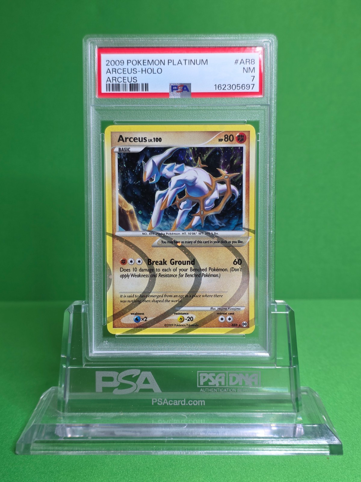 2009 POKEMON PLATINUM ARCEUS AR8 ARCEUS-HOLO PSA 7 2009 POKEMON PLATINUM ARCEUS AR8 ARCEUS-HOLO PSA 7