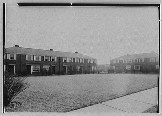 Photo:New Brunswick New Jersey 1948 Housing Exterior Codwise Ave Reed St