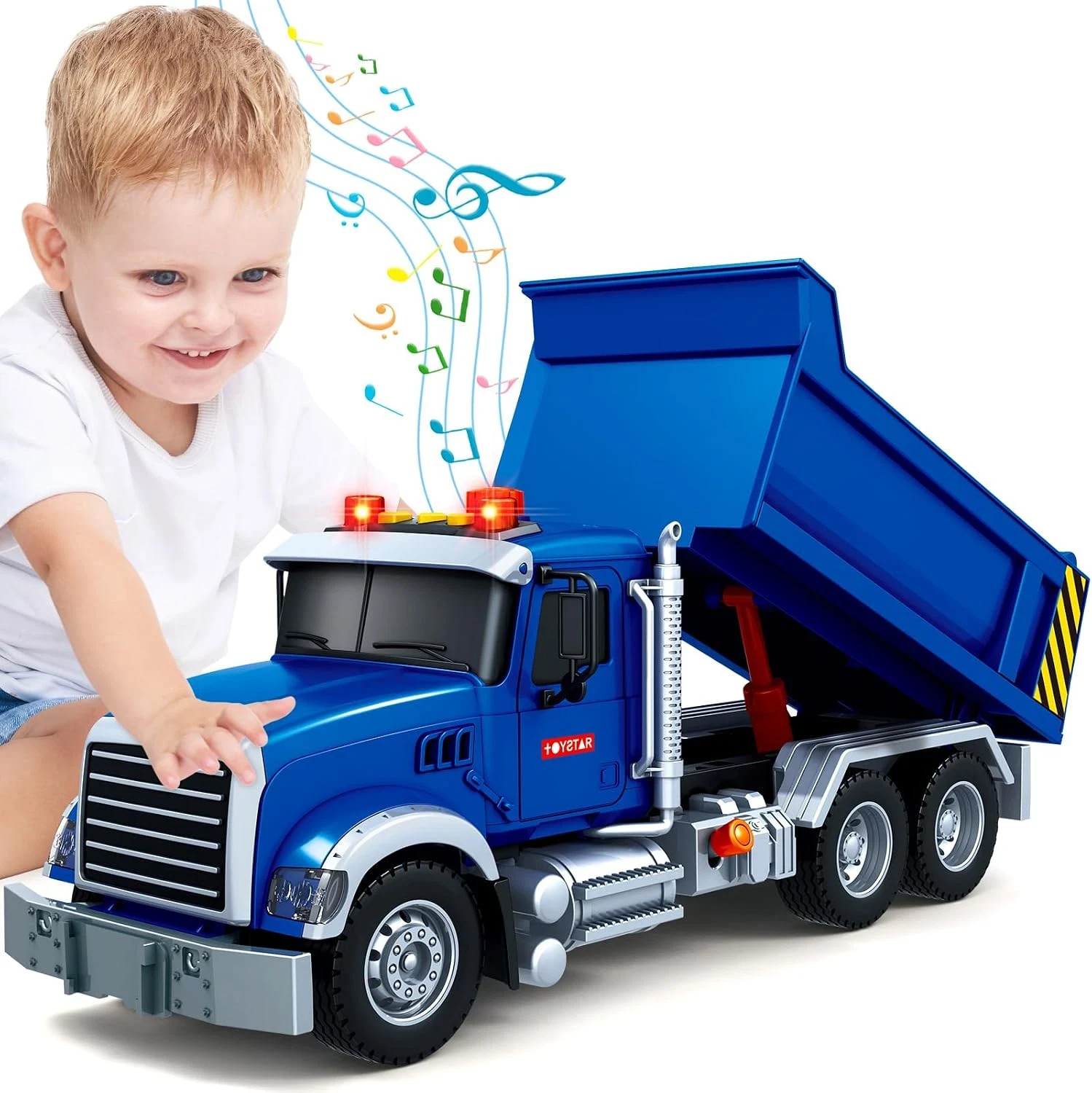 Kids Toys for 3 4 5 6 7 8 Years Old Boys, Large Dump Truck Toy with Lights, Soun Kids Toys for 3 4 5 6 7 8 Years Old Boys, Large Dump Truck Toy with Lights, Soun