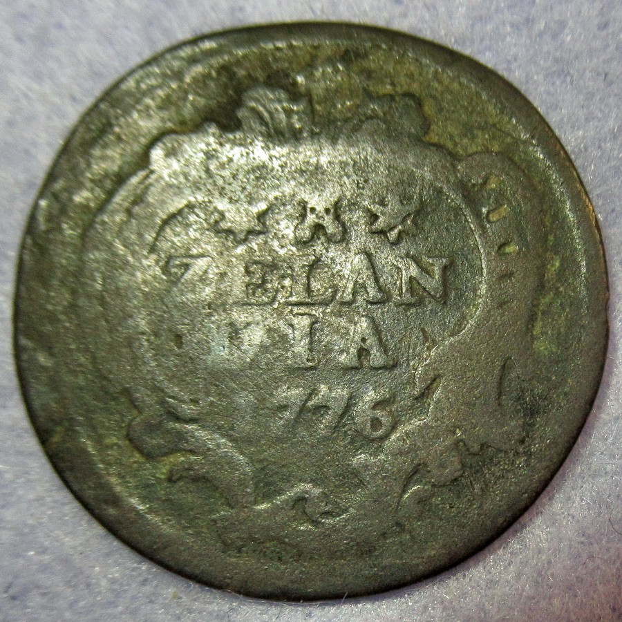 1776 Magic Keydate Date of Independence Colonial New York Penny Zeeland COA