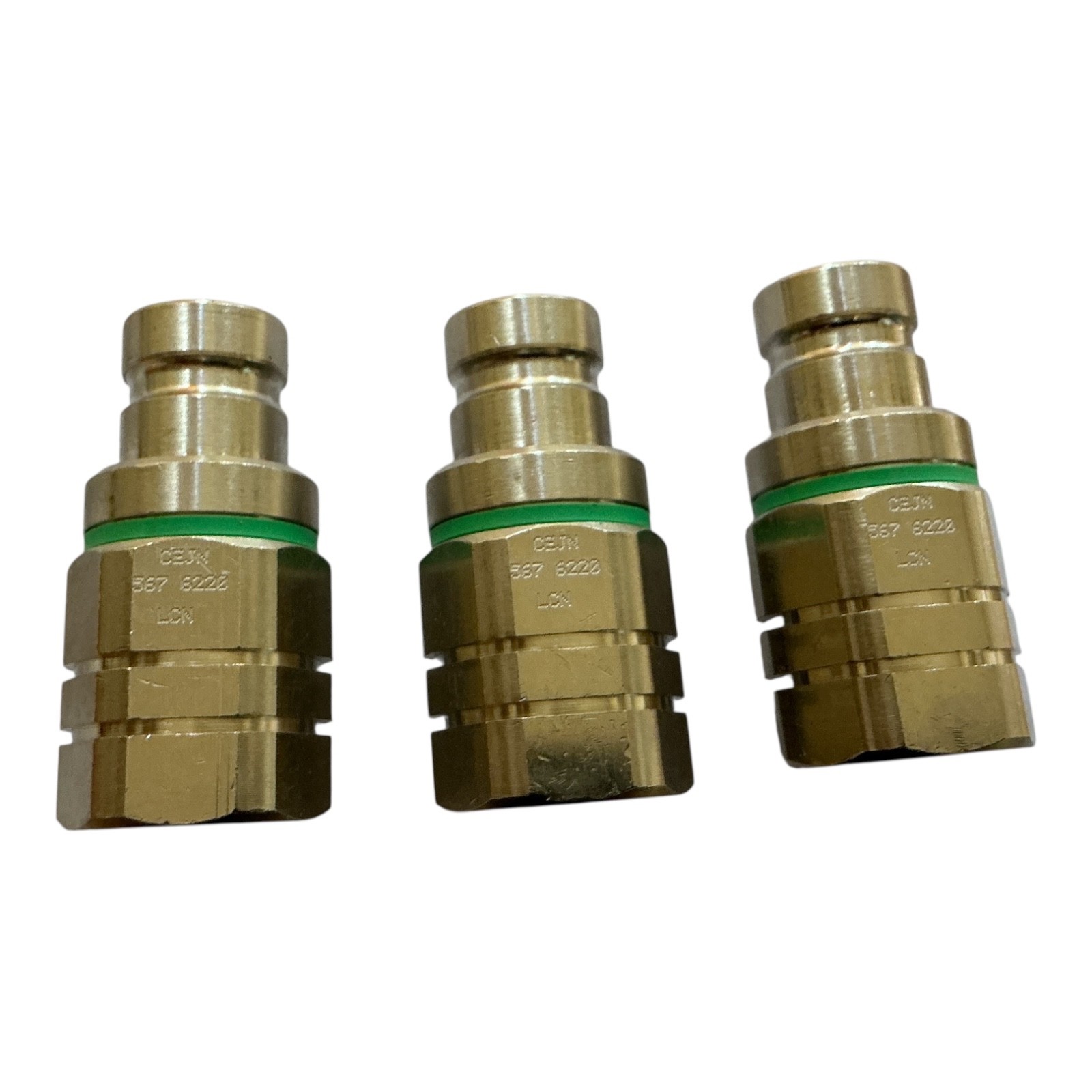 CEJN 10 567 6220 Series 567 Valved Nipple G1/2 BSP EPDM Green
