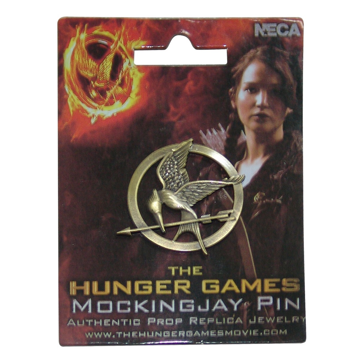 The Hunger Games Mockingjay Pin Authentic Prop Replica NECA Lions Gate 2012 NWT The Hunger Games Mockingjay Pin Authentic Prop Replica NECA Lions Gate 2012 NWT