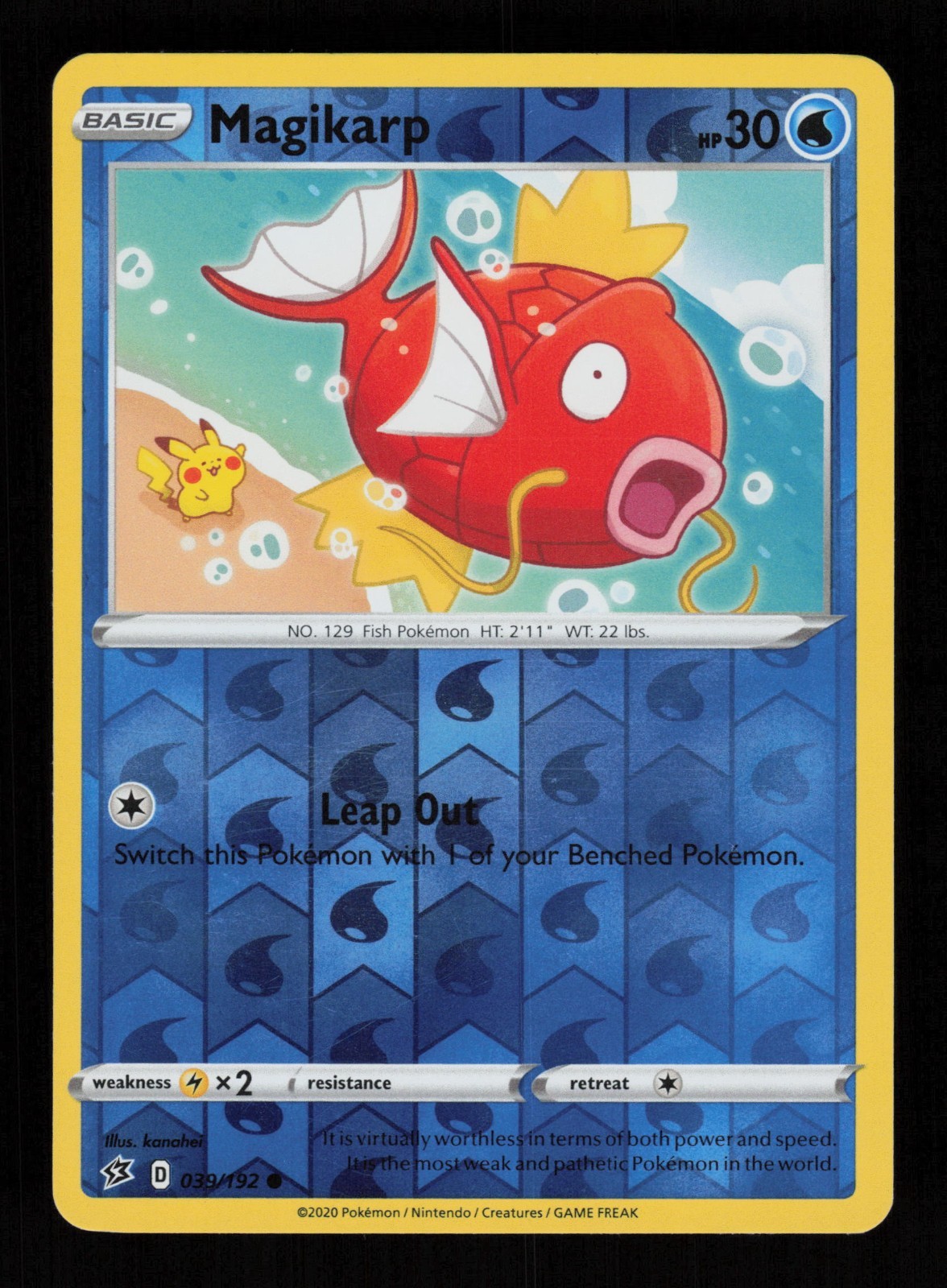 Magikarp 039/192 Swsh02: Rebel Clash Reverse Holo