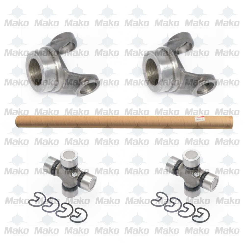 SPICER Driveshaft Tube 20-30-12-7400 2x Weld Yokes 2-28-277 & 2x 5-153X U-Joints