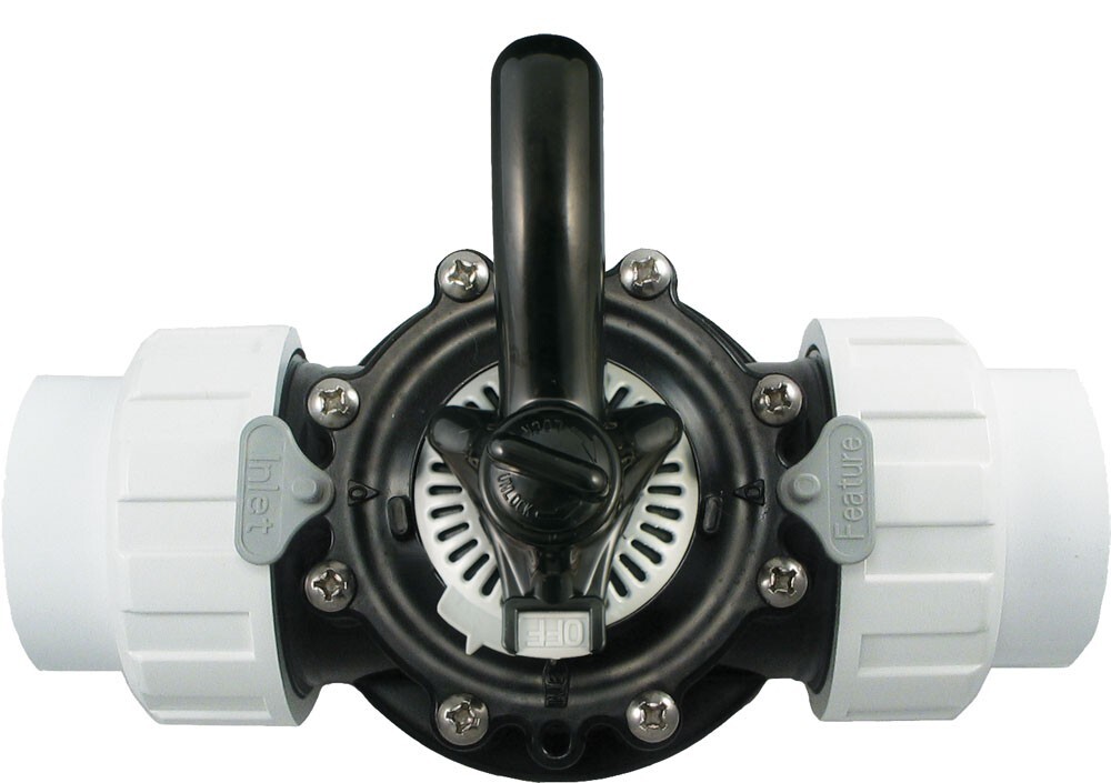 2-Way Diverter Valve CPVC Black 2\