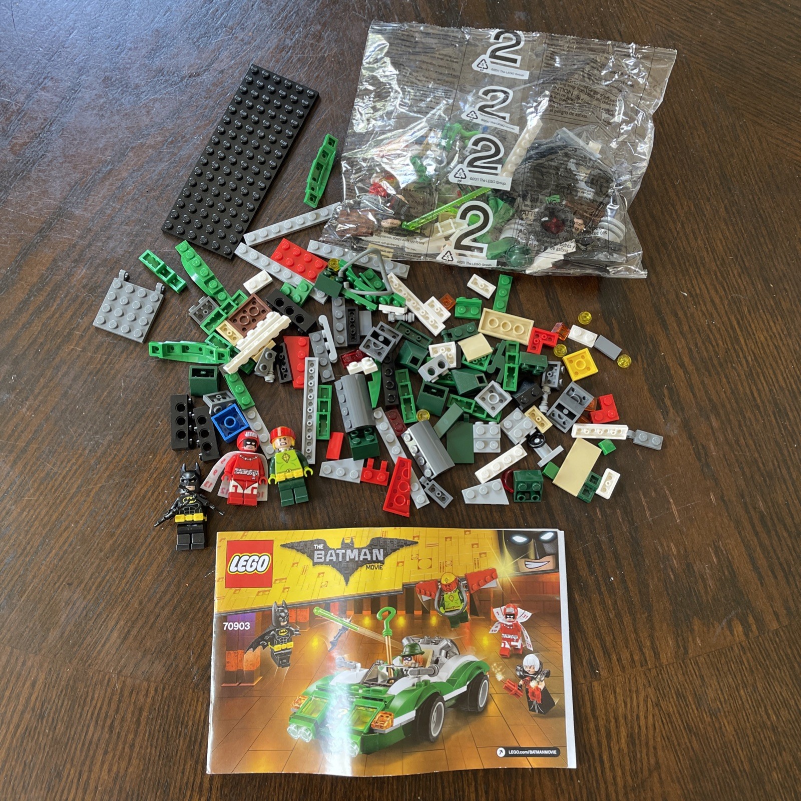 LEGO Batman Movie #70903: The Riddler Riddle Racer | Sold As Is | 
