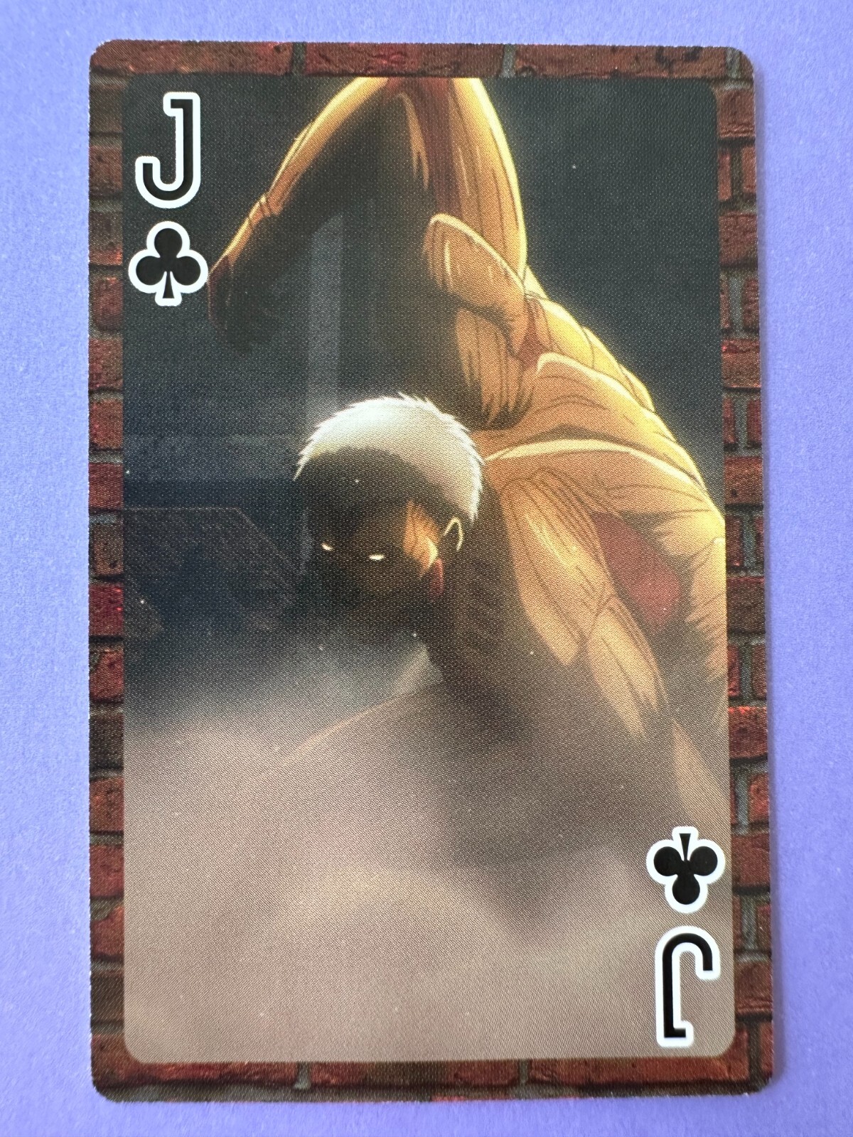 Reiner Braun    Attack on Titan poker  Trading Card  Japan 2014
