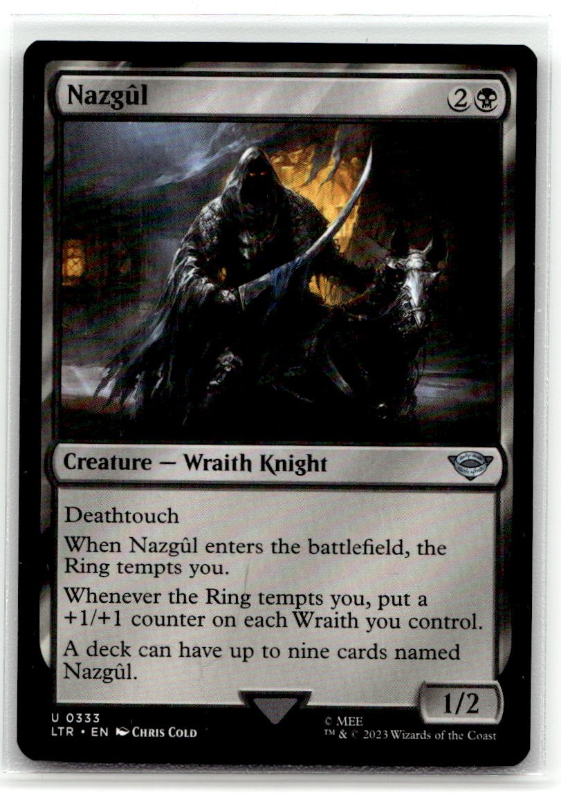 Nazgul (0333) #333 (LP) Lord of the Rings LTR Magic MTG