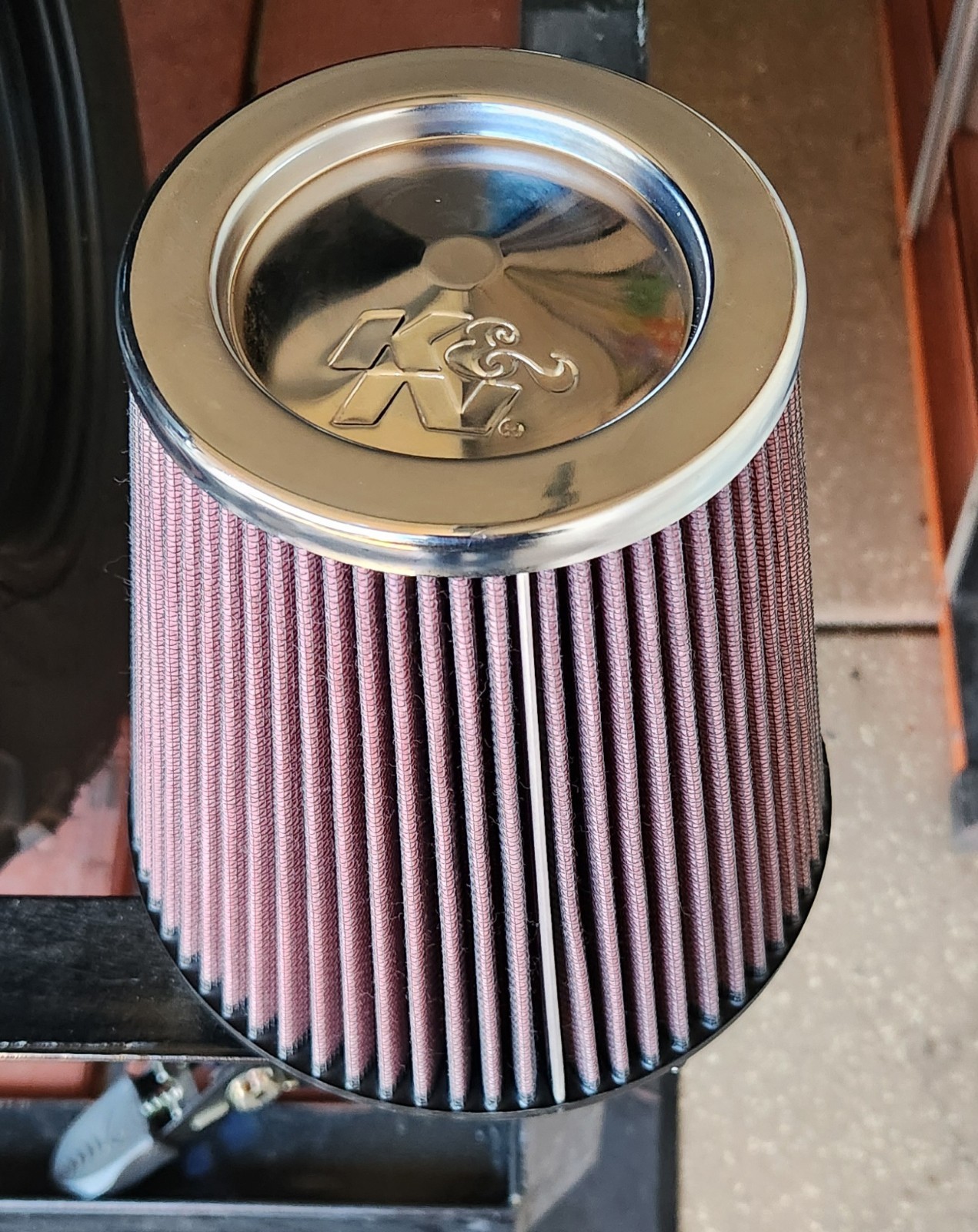 K&N RU-1041 Universal Clamp-On Air Filter High Flow Performance# K&N RU-1041 Universal Clamp-On Air Filter High Flow Performance#