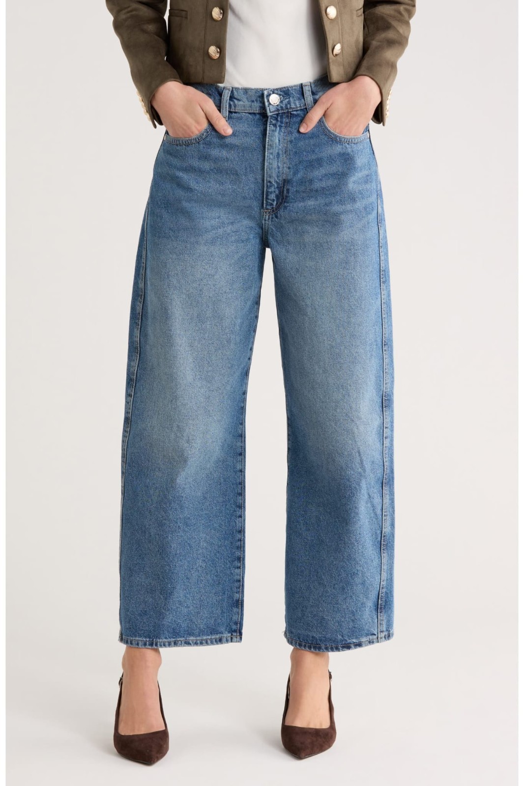 Jason Wu Jaime Barrel Ankle Super High-Rise Relaxed Salt Lake Jeans