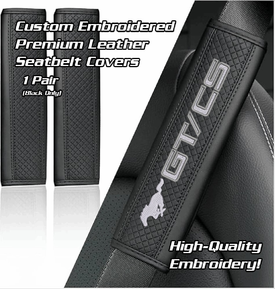 GT/CS (California Special) - 2pc Made-to-Order Premium Leather Seat Belt Pad GT/CS (California Special) - 2pc Made-to-Order Premium Leather Seat Belt Pad
