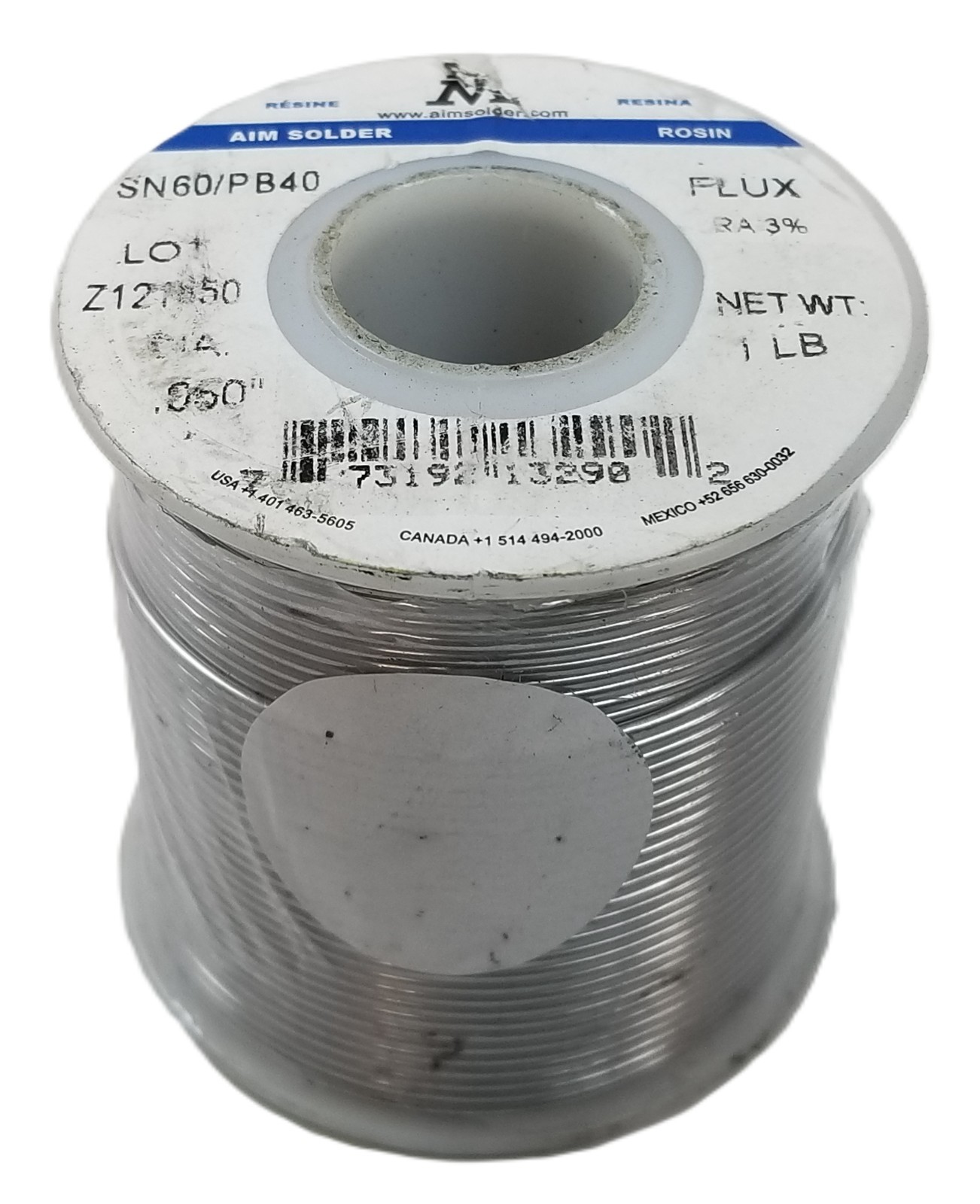 AIM 13290 60/40 Solder .050\